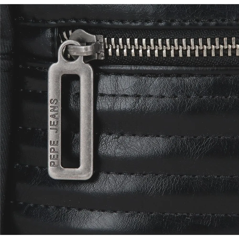 Pepe Jeans Biker, beauty case, tracolla, perfetto per organizzare, vari scomparti. Joumma Bags, Nero, Bandolera, Tracolla - immagine 8