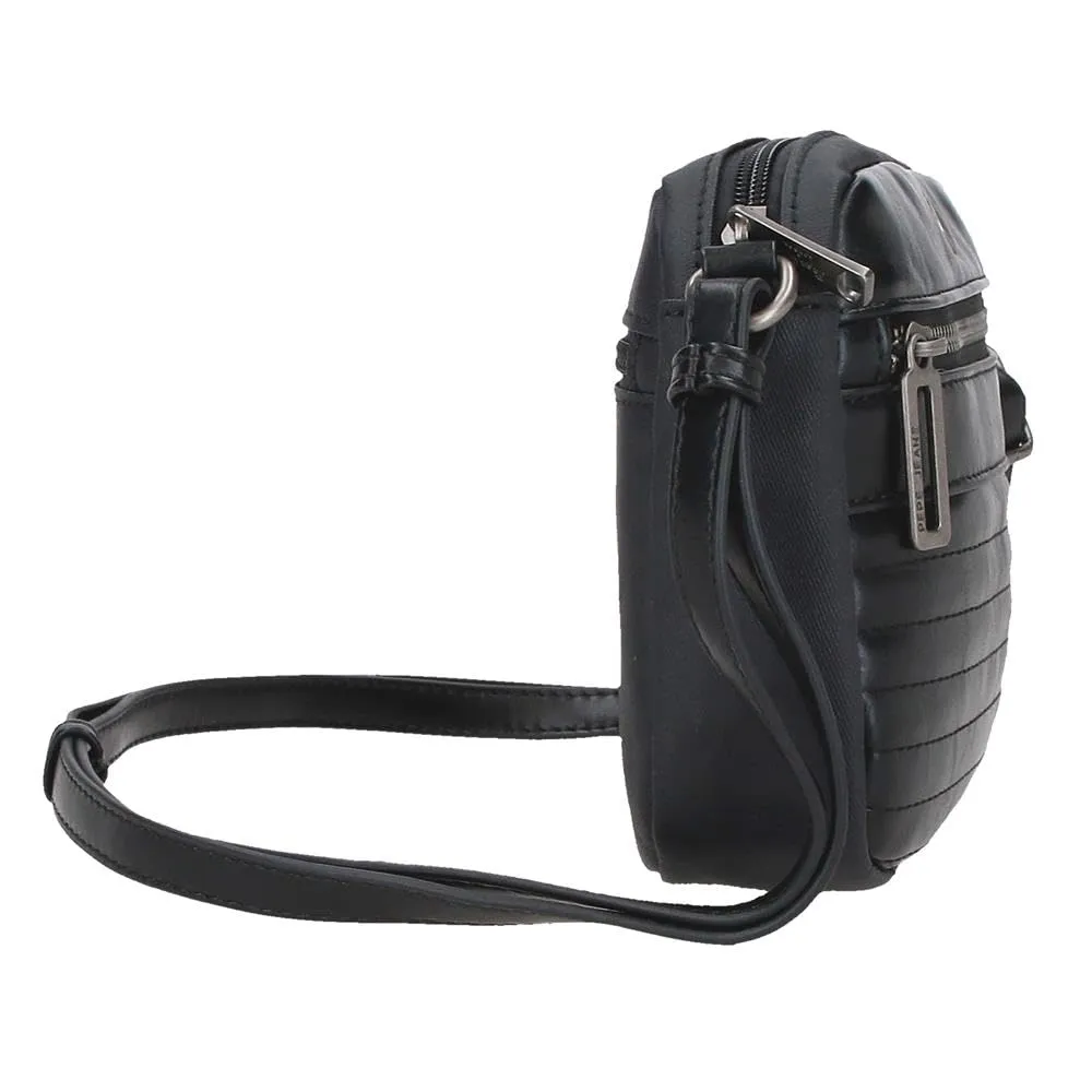 Pepe Jeans Biker, beauty case, tracolla, perfetto per organizzare, vari scomparti. Joumma Bags, Nero, Bandolera 21, Tracolla 21 - immagine 2