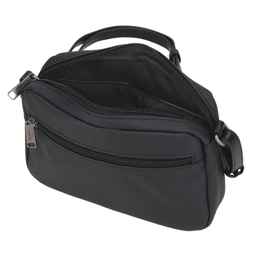 Pepe Jeans Biker, beauty case, tracolla, perfetto per organizzare, vari scomparti. Joumma Bags, Nero, Bandolera 21, Tracolla 21 - immagine 5
