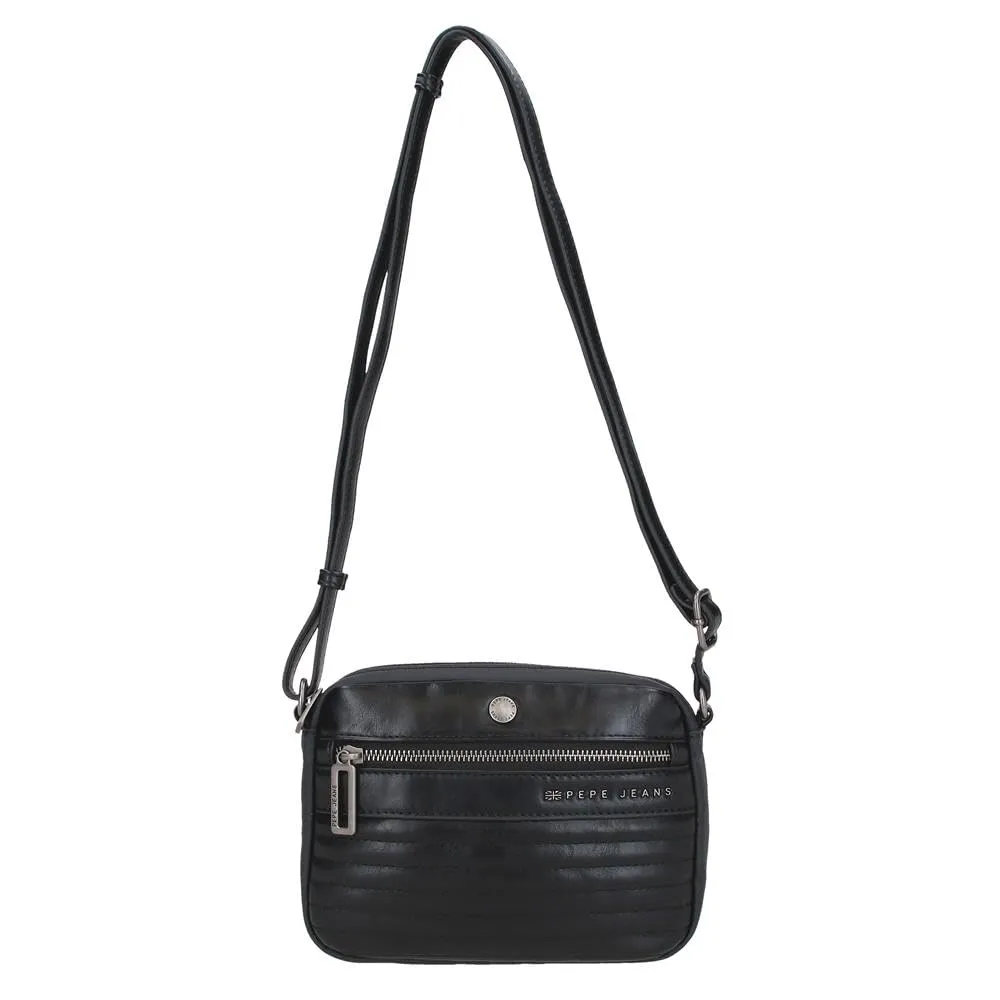 Pepe Jeans Biker, beauty case, tracolla, perfetto per organizzare, vari scomparti. Joumma Bags, Nero, Bandolera 21, Tracolla 21 - immagine 10