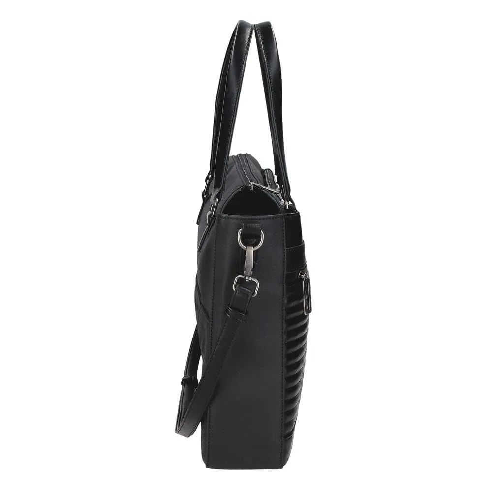 Pepe Jeans Biker, beauty case, tracolla, perfetto per organizzare, vari scomparti. Joumma Bags, Nero, Bolso PC, Borsa PC - immagine 2