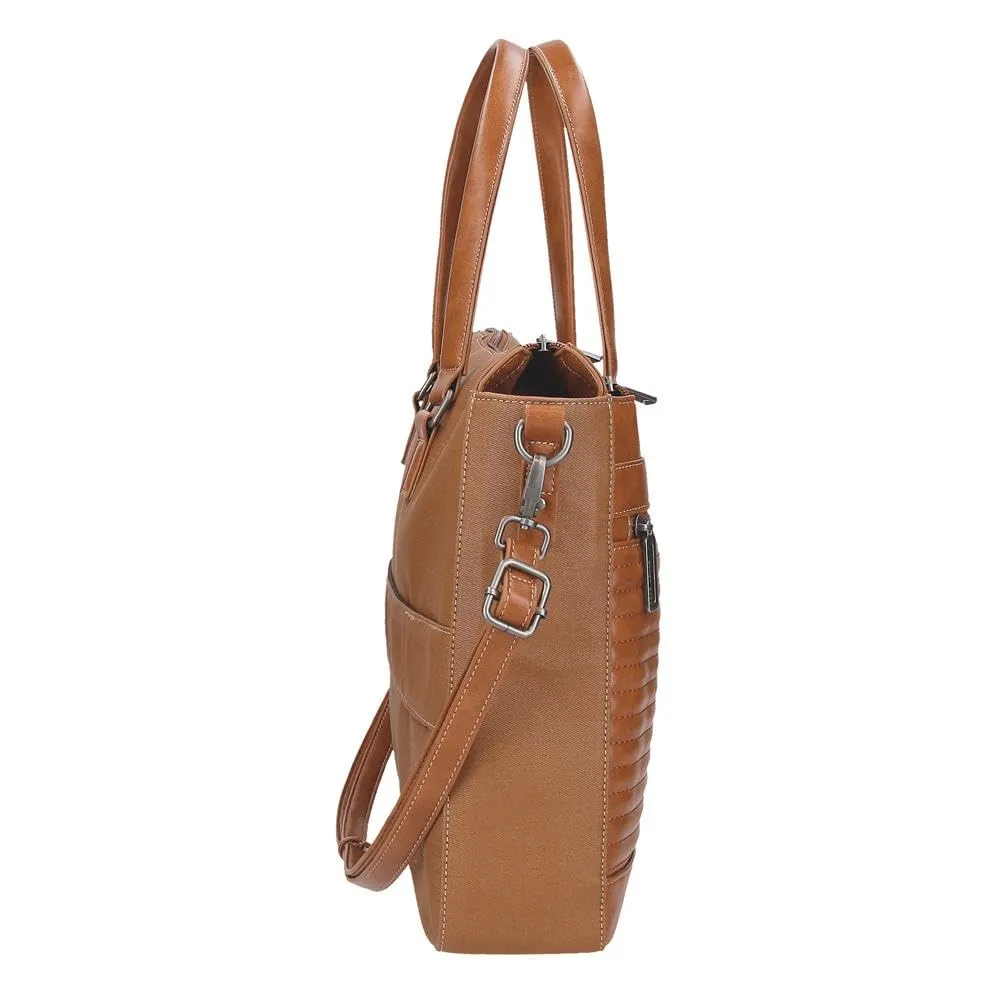 Pepe Jeans Biker Borsa per laptop 15,6 Pollici Marrone 42x27x11 cm Poliestere con dettagli in pelle sintetica by Joumma Bags, marrone, Taglia unica, Borsa per computer portatile - immagine 2