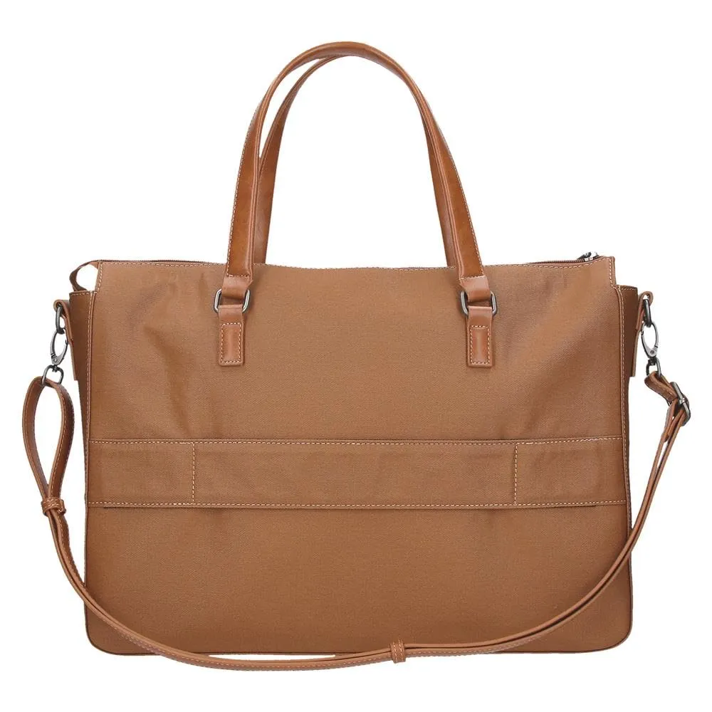 Pepe Jeans Biker Borsa per laptop 15,6 Pollici Marrone 42x27x11 cm Poliestere con dettagli in pelle sintetica by Joumma Bags, marrone, Taglia unica, Borsa per computer portatile - immagine 3