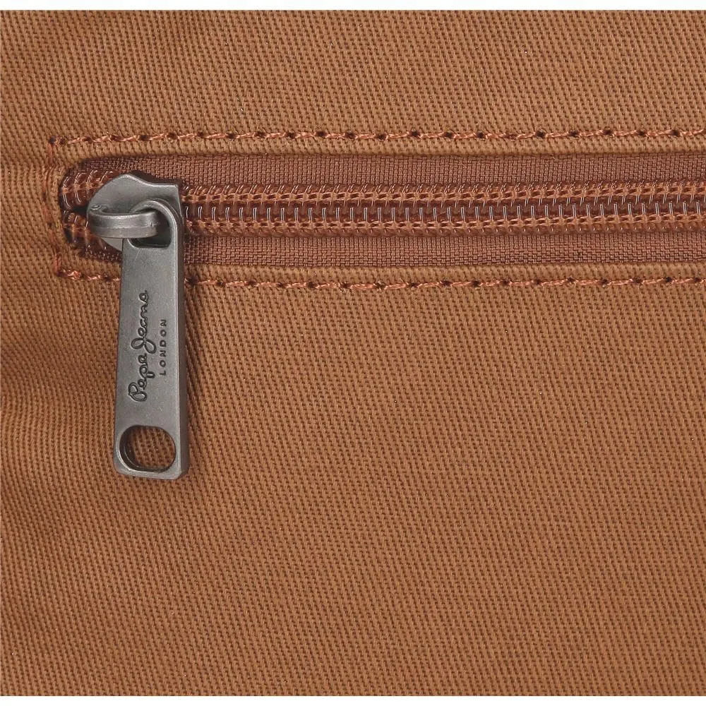 Pepe Jeans Biker, beauty case, tracolla, perfetto per organizzare, vari scomparti. Joumma Bags, marrone, borsetta, Portamonete - immagine 8