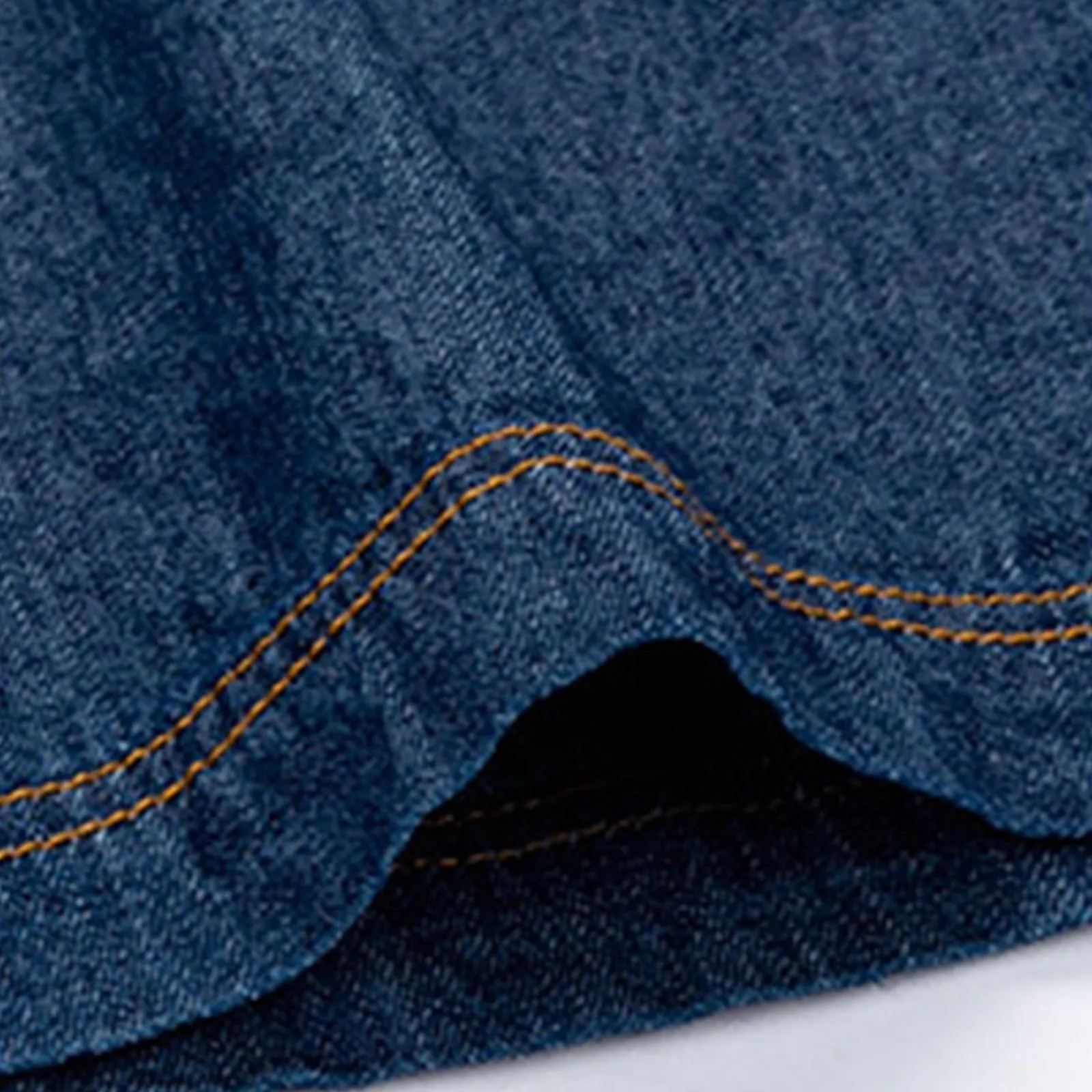 Duohropke Camicia in Jeans da Uomo a Maniche Corte, Camicia in Denim a Maniche Corte con Bottoni a Pressione, Camicie in Jeans per Uomini, Blu Chiaro, Grigio Scuro, Vestibilità Regular, Look Usurato - immagine 6