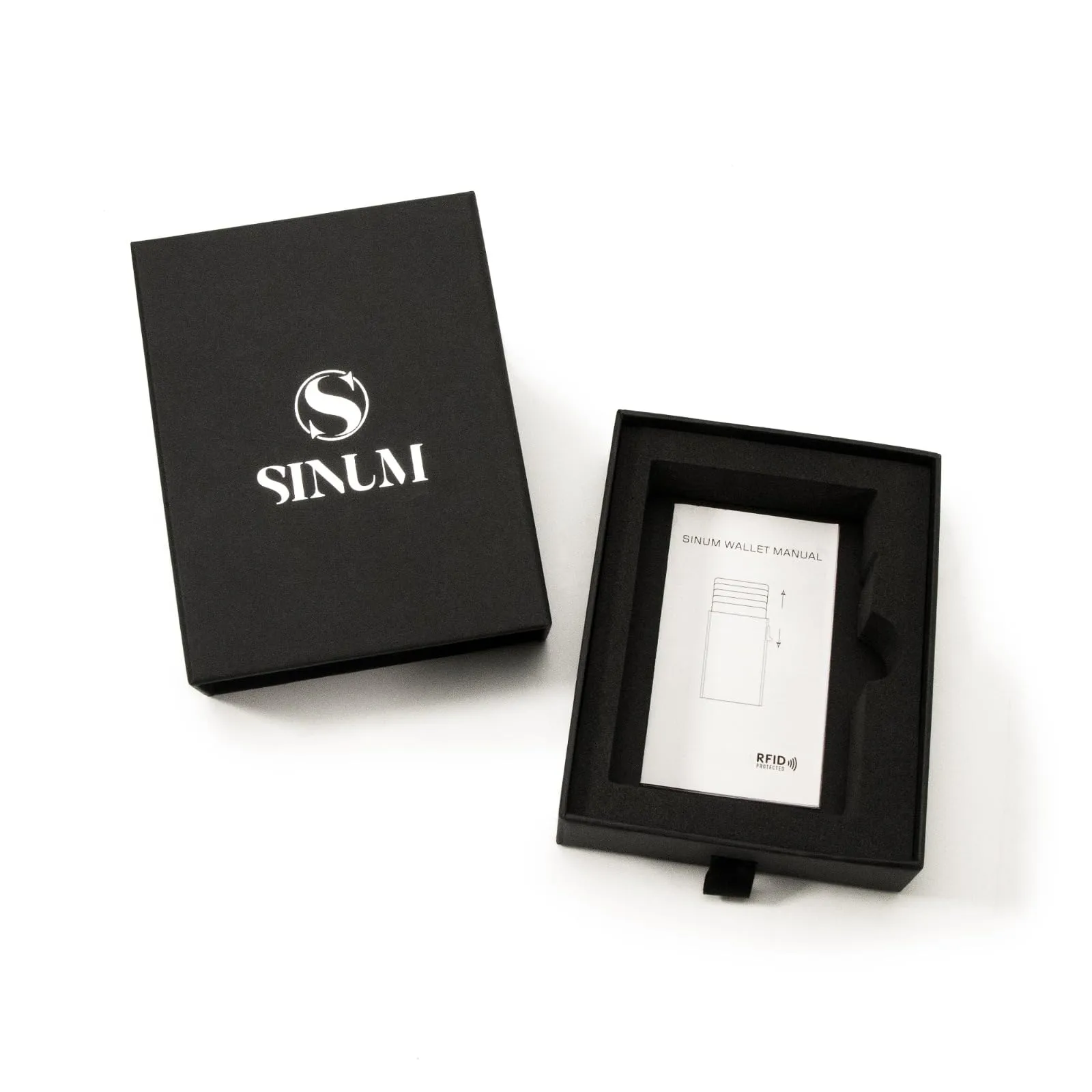 SINUM Portafoglio Pelle Crazy Horse - Chiusura Magnetica - Porta Carte Di Credito con Portamonete - Protezione RFID Anticlonazione - Brand Italiano (Pelle Crazy Horse, Nero) - immagine 8