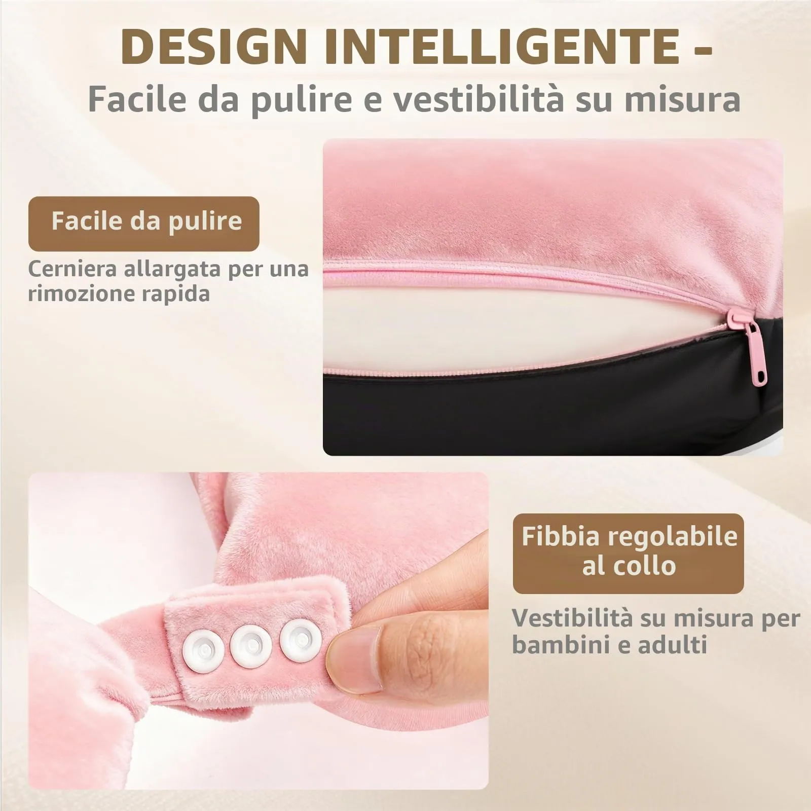 Mewaii Cuscino da viaggio con cappuccio, cuscino cervicale reversibile, aeroplano per bambini e adulti, simpatico disegno di gatti, privacy, morbido e accogliente memory foam, cuscino da viaggio per - immagine 7