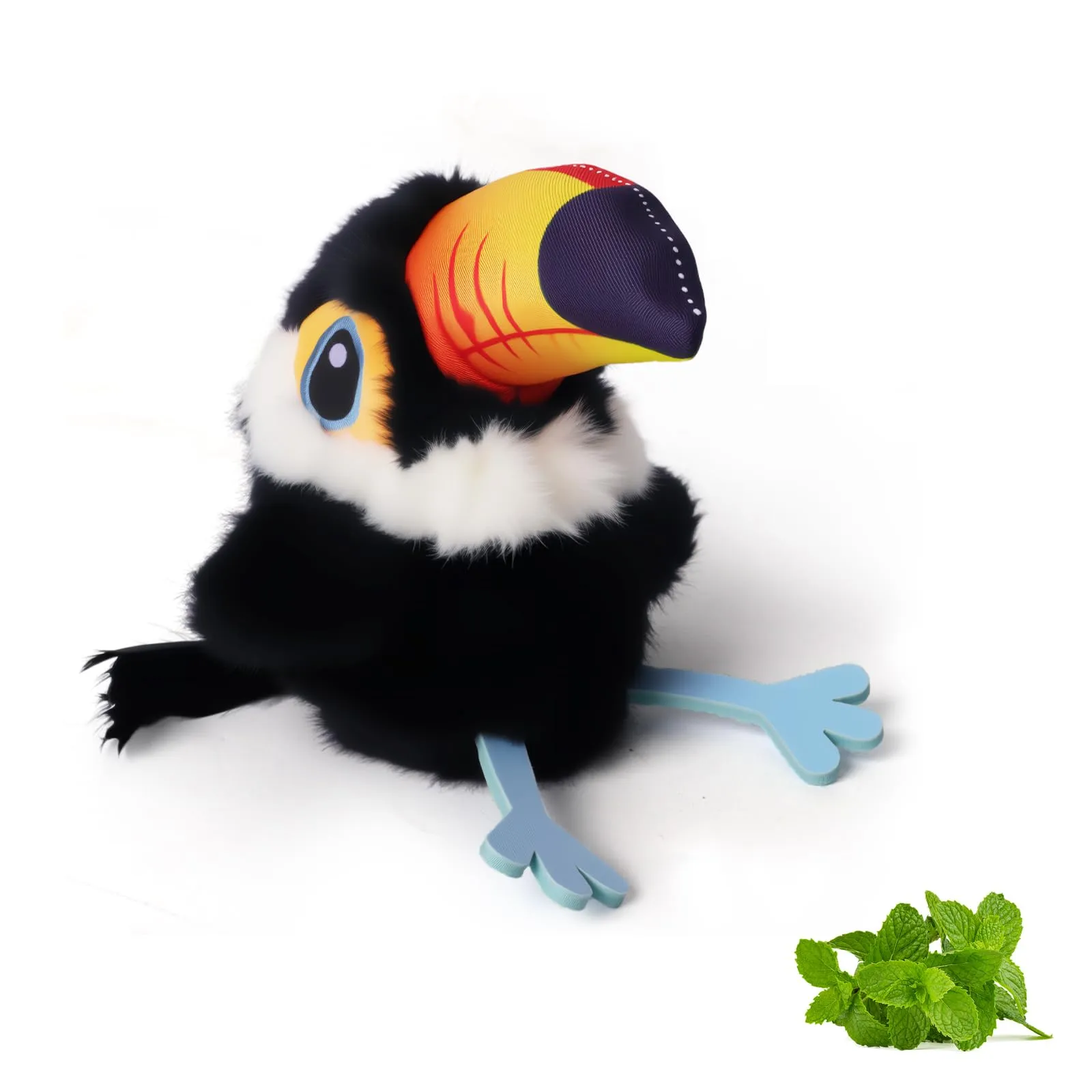 Iriisy Uccello Interattivo per Gatti Gioco per Gatto Giochi per Gatti Uccellino con Sensore di Movimento Resistente Ricaricabile USB-C, con Erba Gatta (Nero) - immagine 1