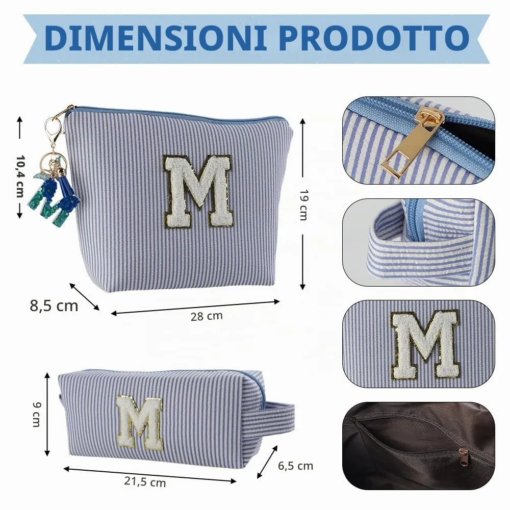 MHwan 2 Pezzi Beauty Case Personalizzata - immagine 3