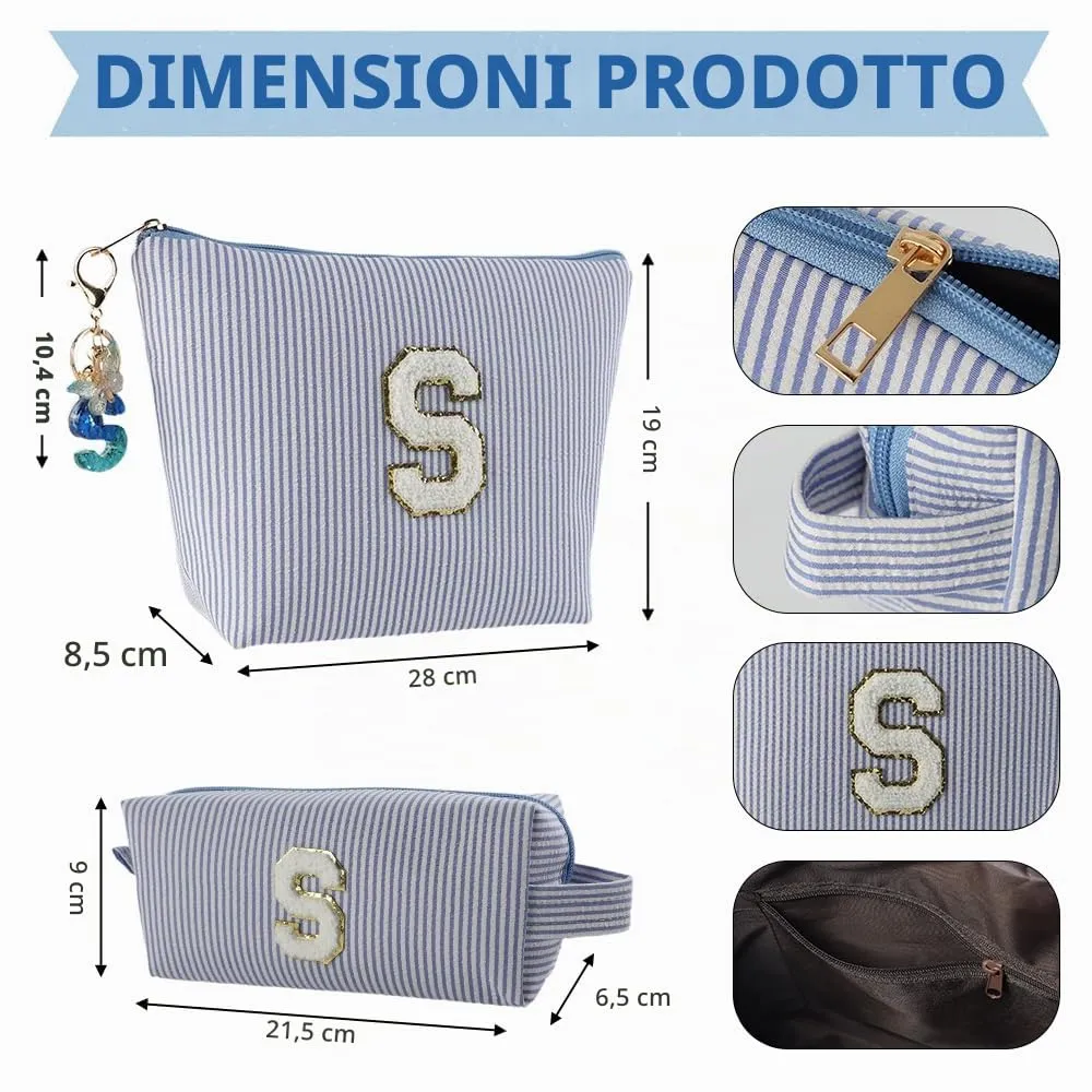 MHwan 2 Pezzi Beauty Case Personalizzata - immagine 3