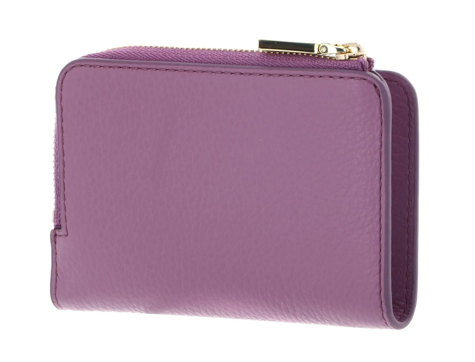 Coccinelle Pelle portafoglio Metallic Soft Wallet Jellyfish porpora - immagine 4