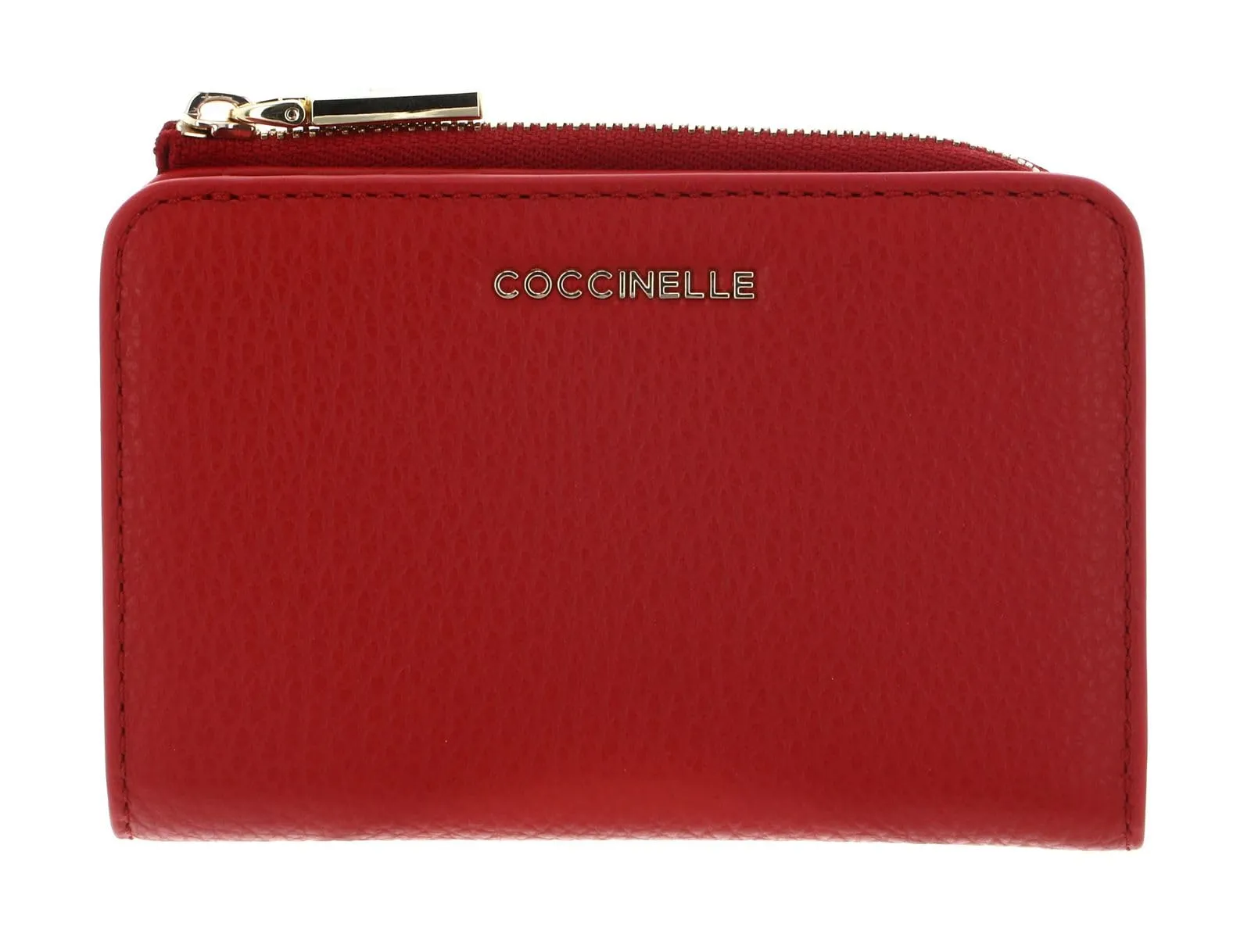 Coccinelle Pelle portafoglio Metallic Soft Wallet Scarlet rosso - immagine 3