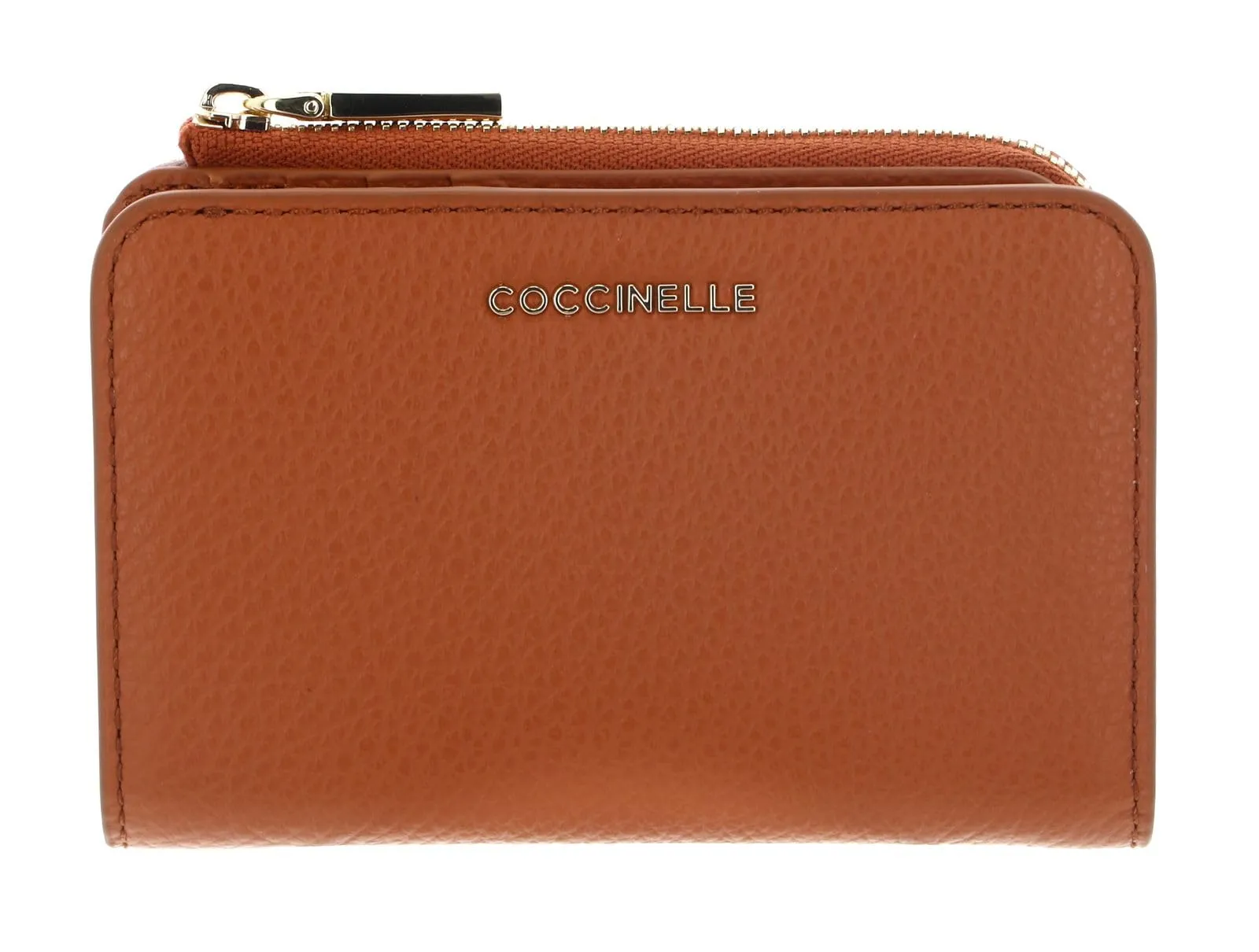 Coccinelle Pelle portafoglio Metallic Soft Wallet Crab marrone chiaro - immagine 3