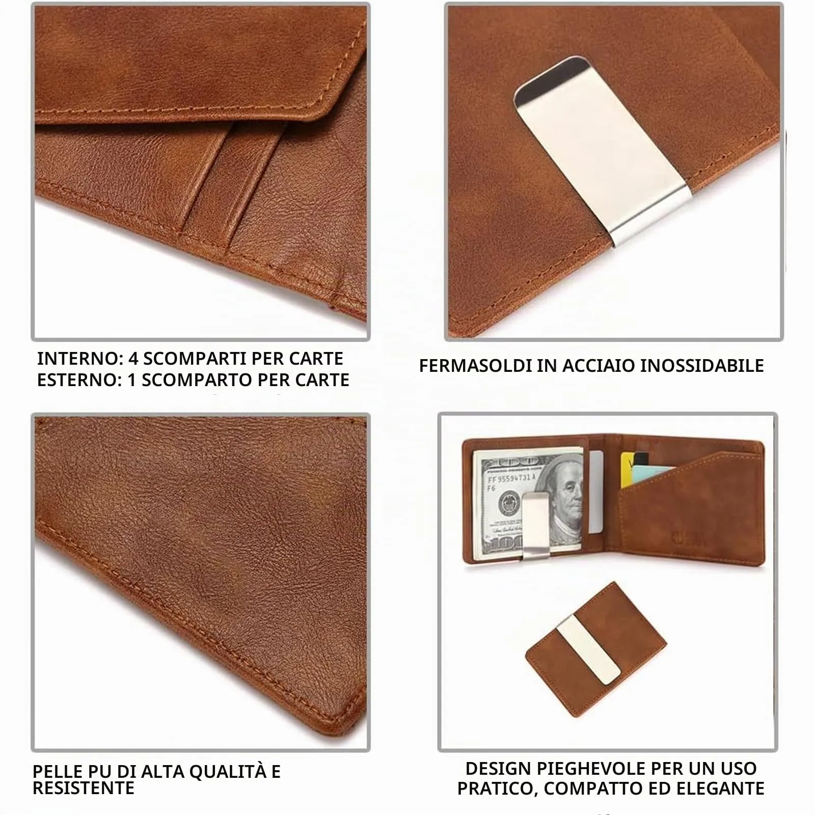 RisePlus Fermasoldi,Porta Carte di Credito - immagine 4