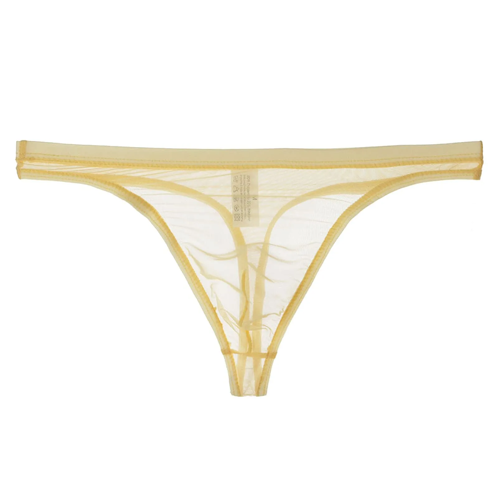 CEWIFO Boxer Mare Perizoma Uomo Sensuale in Rete Trasparente Maschile Sottile Eccitante per Il Divertimento Camera da Letto Slip Vita Bassa Mini Mutande Nere Bianchi - immagine 1