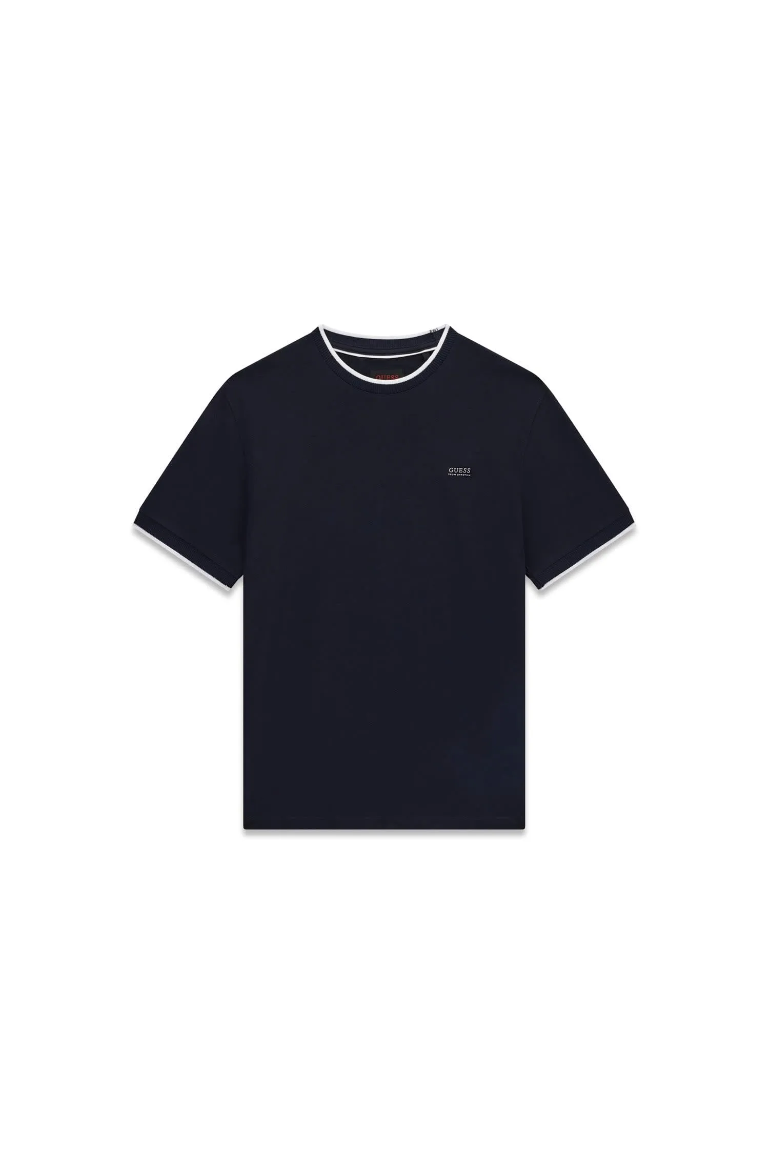 GUESS Detailed Tech Top - in Maglia Uomo Girocollo Regular Fit - immagine 7