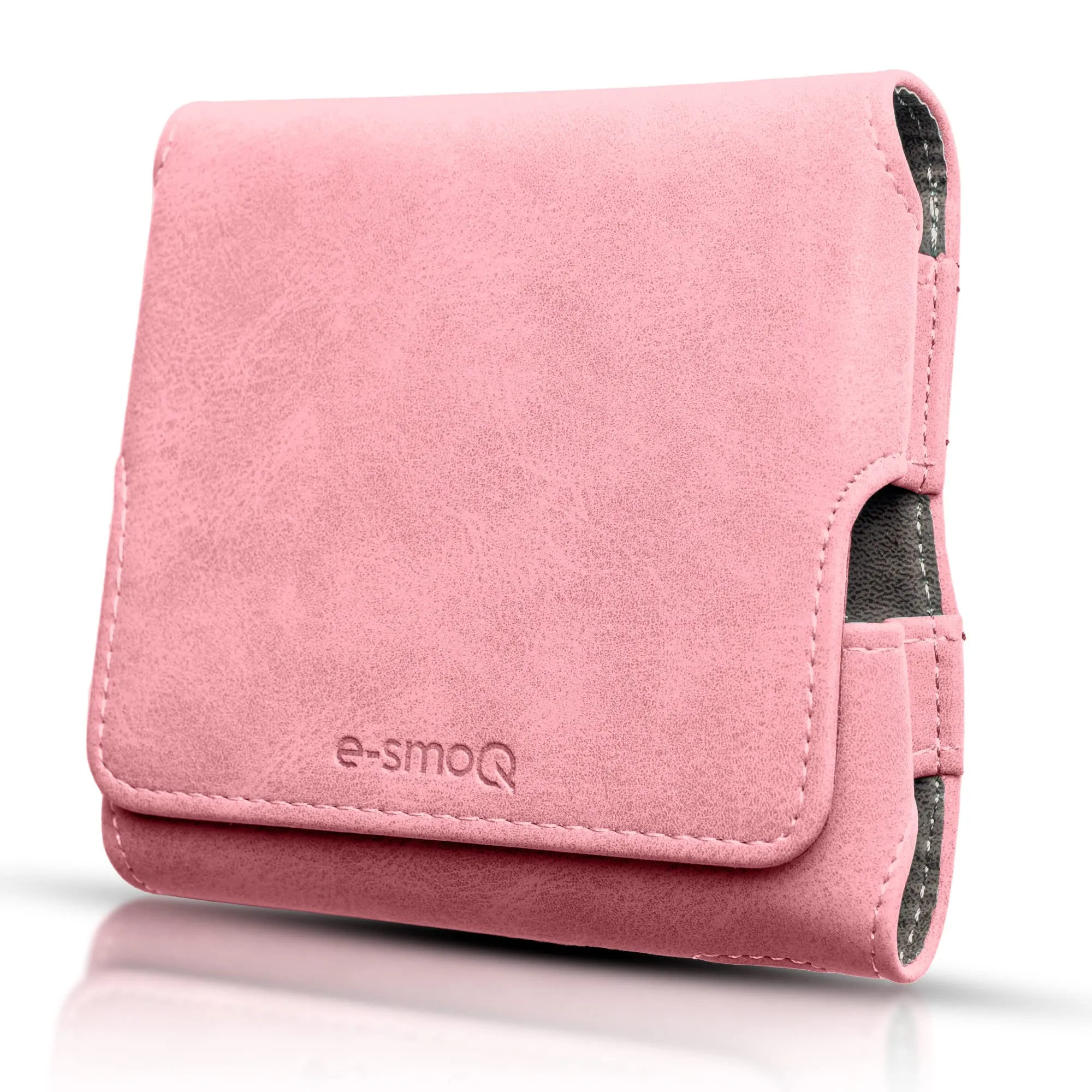Custodia per IQOS ILUMA & ILUMA i – Custodia compatibile con accessori IQOS, pratica custodia per bastoncini di tabacco TEREA, mini posacenere o estrattore da ricamo (rosa) - immagine 1