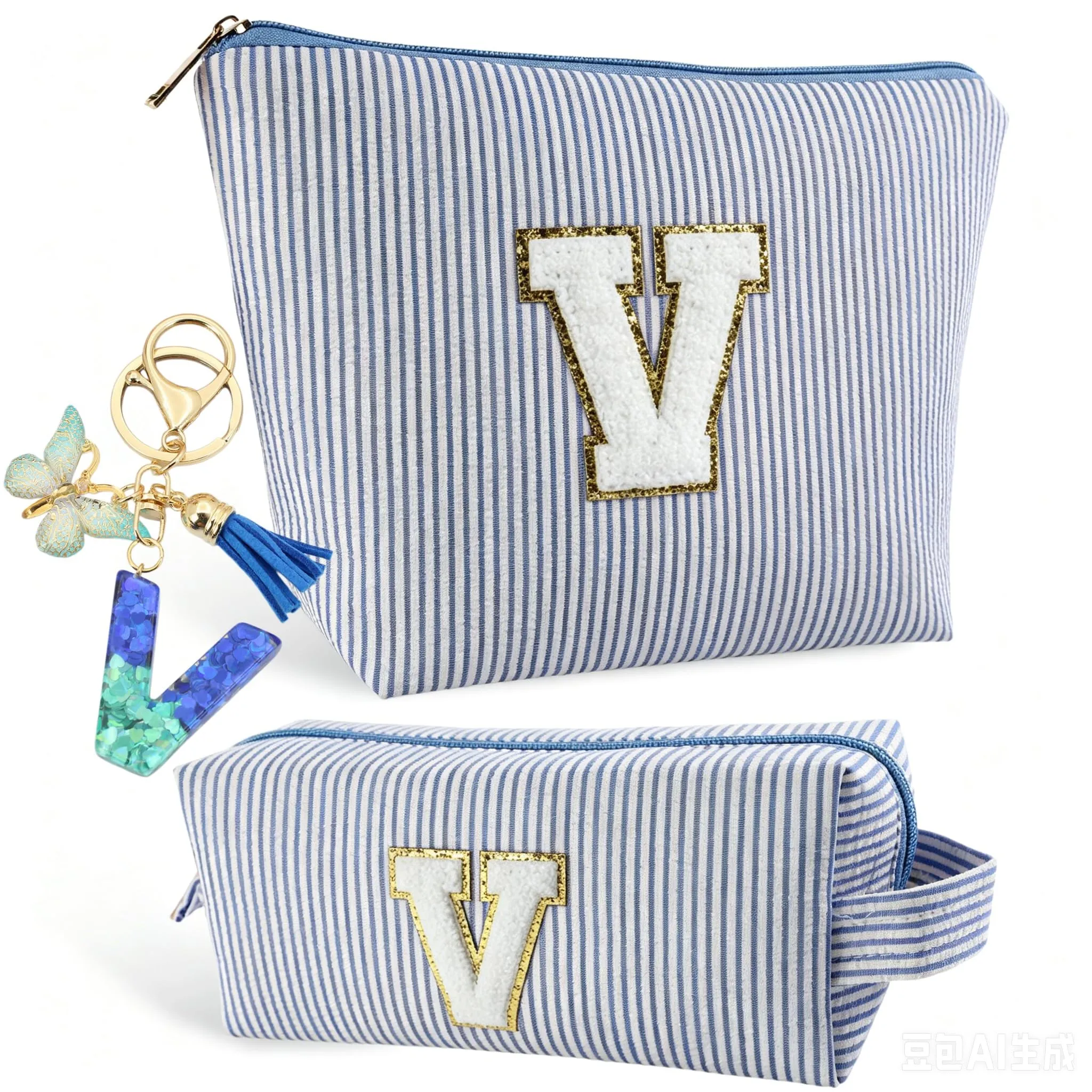 MHwan 2 Pezzi Beauty Case Personalizzata - immagine 1