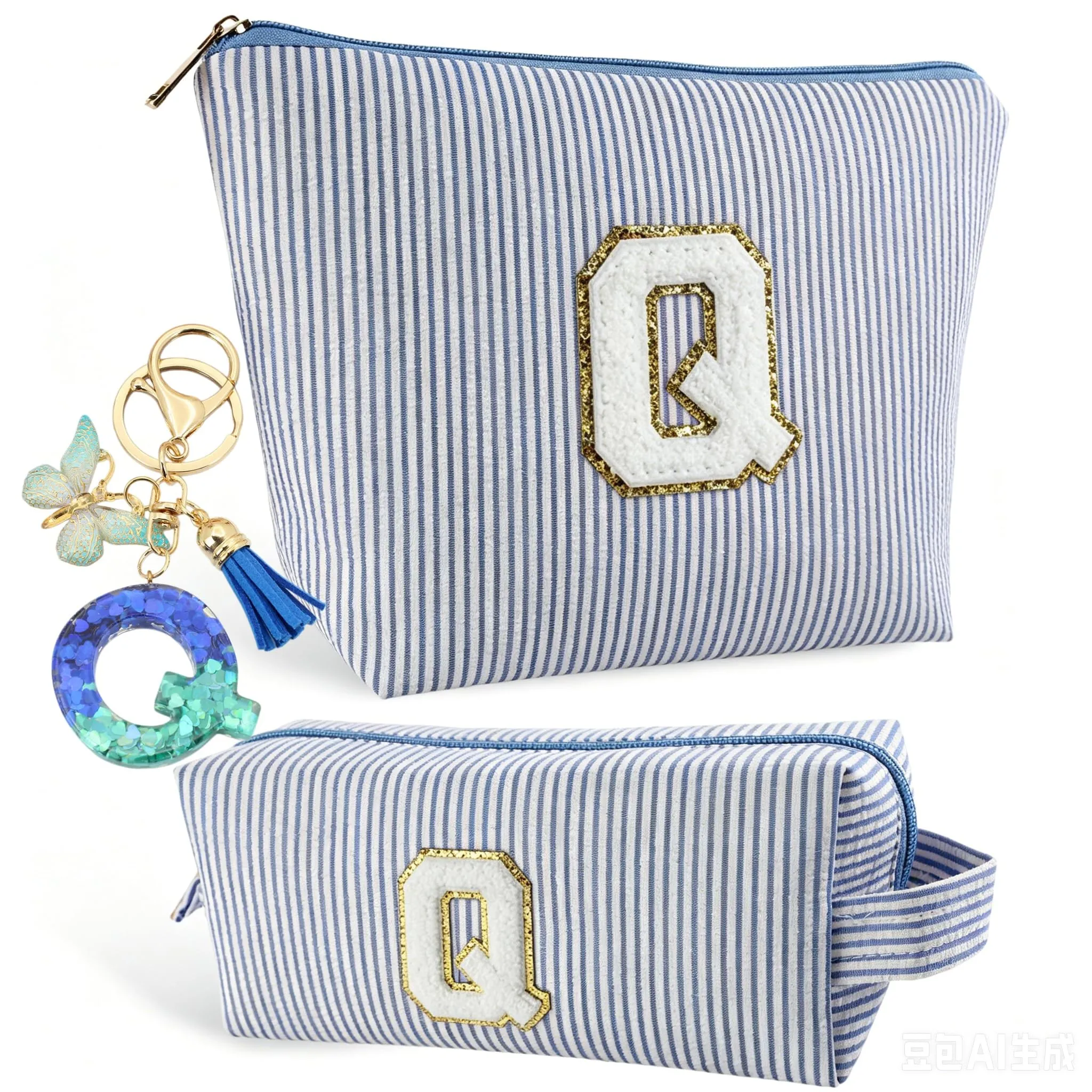 MHwan 2 Pezzi Beauty Case Personalizzata - immagine 1
