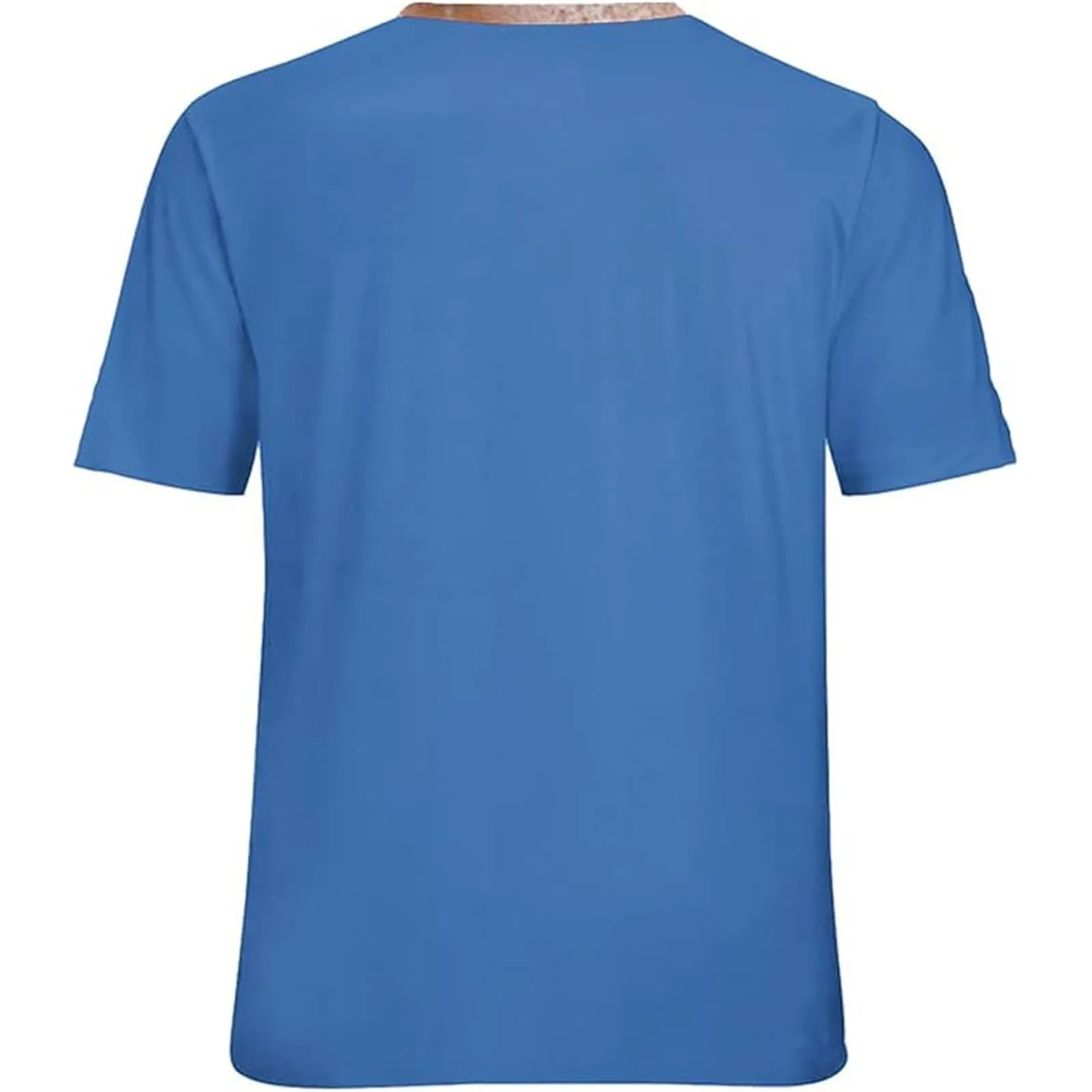 Maglietta da uomo con stampa 3D di un gilet strappato e body muscoloso, divertente Fun-Shirt come scherzo per feste, carnevale o palestra, S - immagine 5
