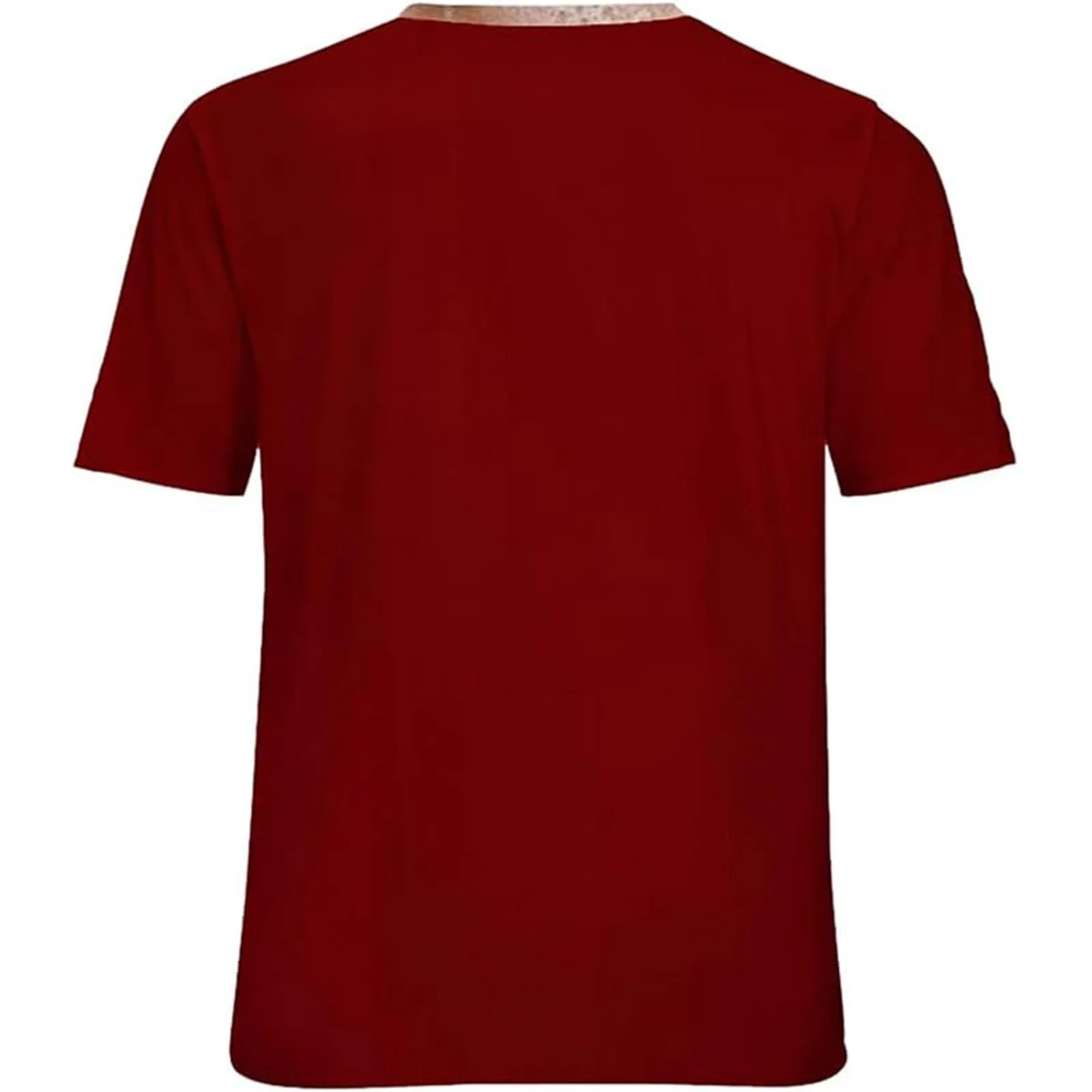 Maglietta da uomo con stampa 3D, gilet strappato e body muscolare, divertente maglietta divertente come scherzo per feste, carnevale o palestra, Stile_h22 rosso vinaccia, L - immagine 5