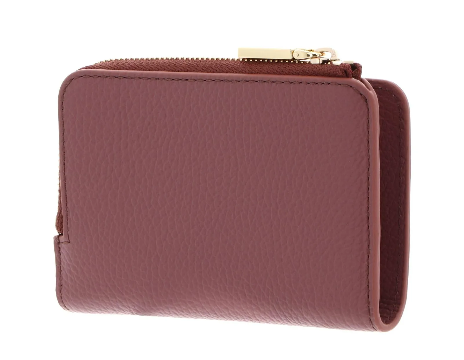 Coccinelle Pelle portafoglio Metallic Soft Wallet Winter Rose rosa antico - immagine 4