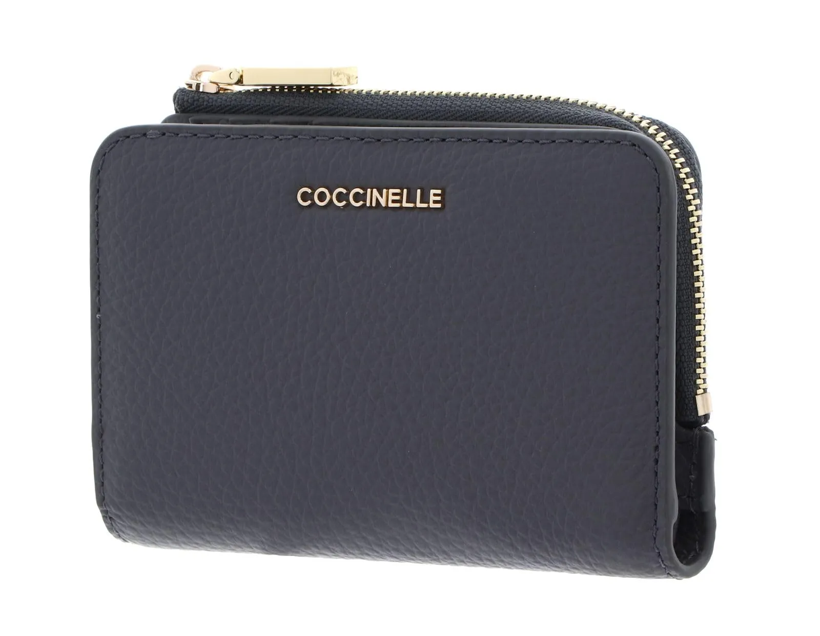 Coccinelle Pelle portafoglio Metallic Soft Wallet Stove grigio cadetto - immagine 1