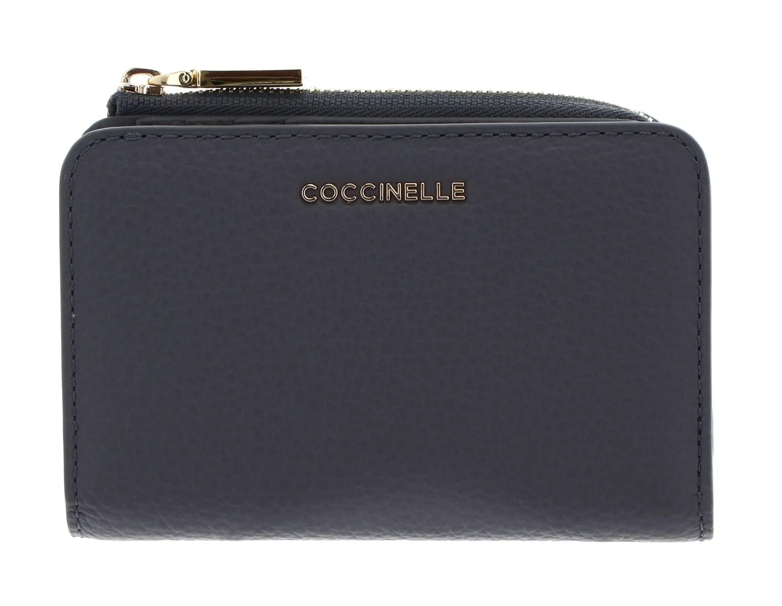 Coccinelle Pelle portafoglio Metallic Soft Wallet Stove grigio cadetto - immagine 3