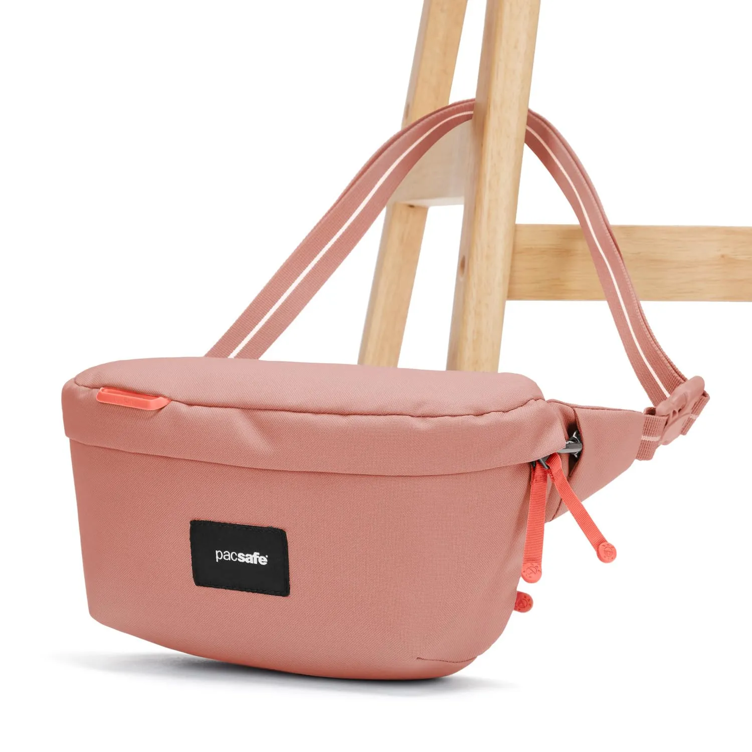 Pacsafe Unisex's Go Anti Theft Sling Pack, Taglia unica, Rosa, Taglia unica - immagine 6