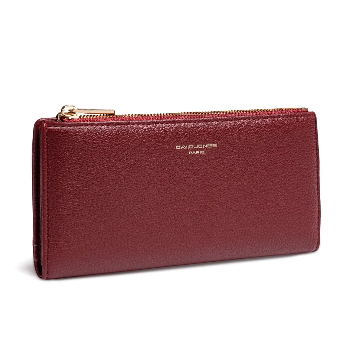 David Jones - Portafoglio lungo da donna in finta pelle PU, portafoglio per banconote e monete, L 19 x H 9.5 x W 2 cm - immagine 1