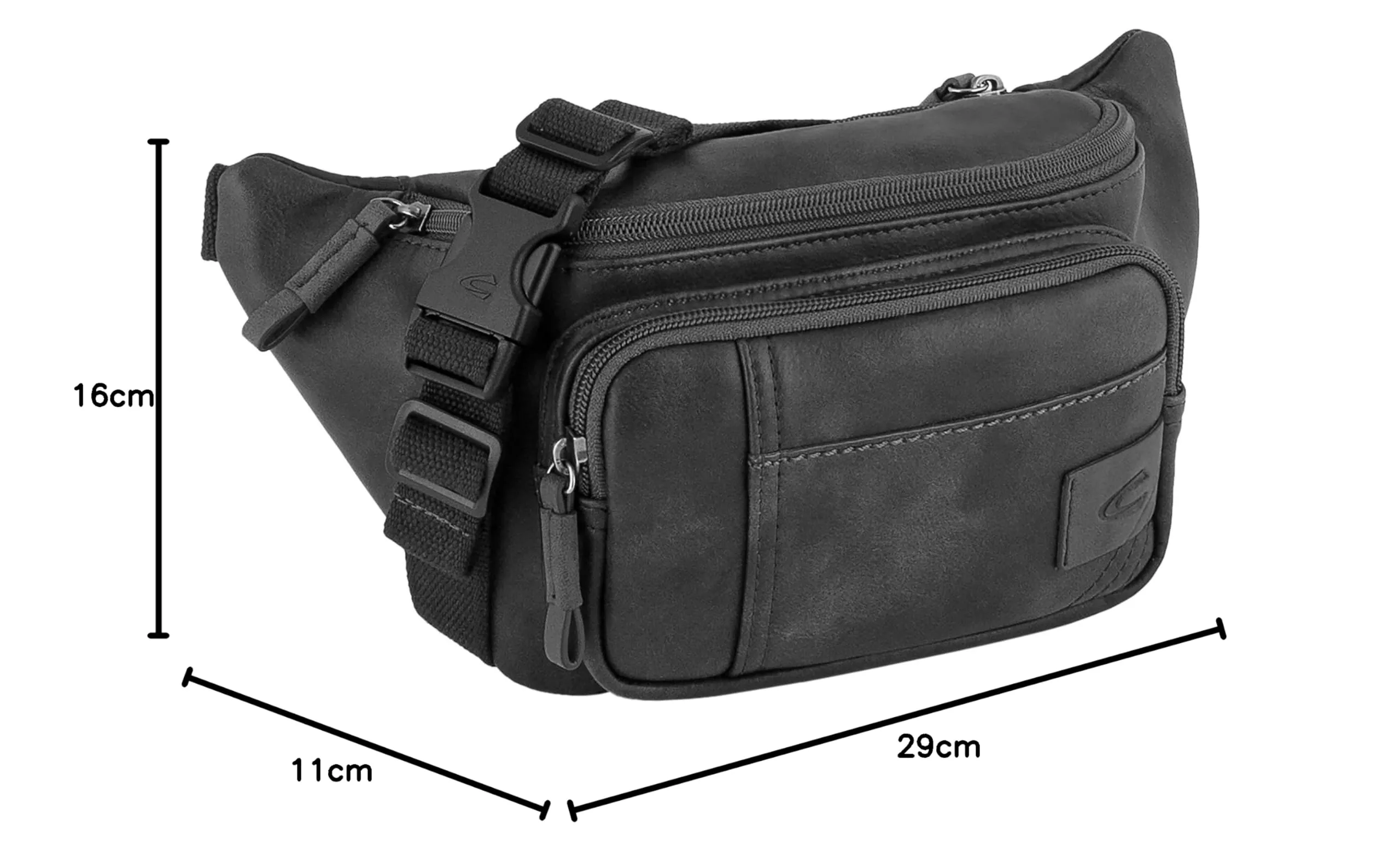 Marsupio da uomo Camel active Laos piccolo nero - immagine 7