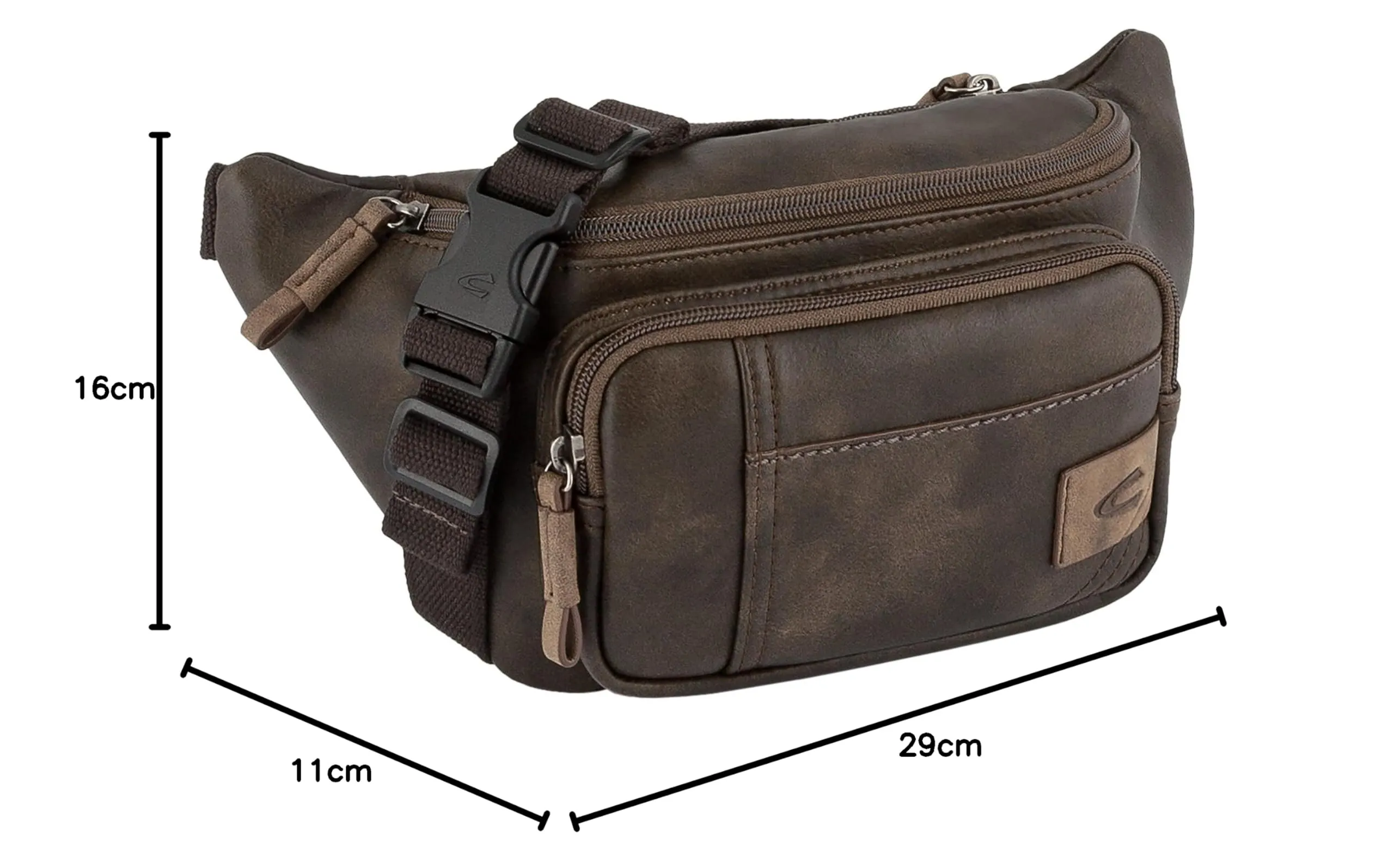 Marsupio da uomo Camel Active Laos, marsupio da uomo, piccolo, marrone - immagine 4
