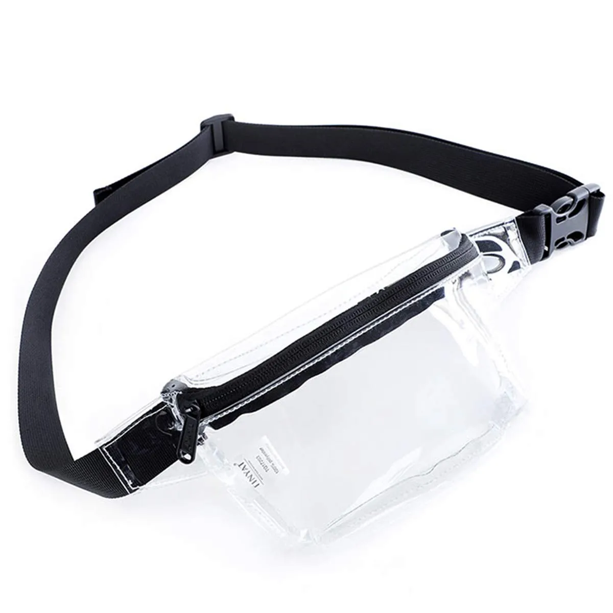TINYAT Zaino olografico multicolore trasparente zaino super morbido in pvc per ragazze zaino per la spesa shopping unisex, T9051 (Bianco / 1952) - immagine 1