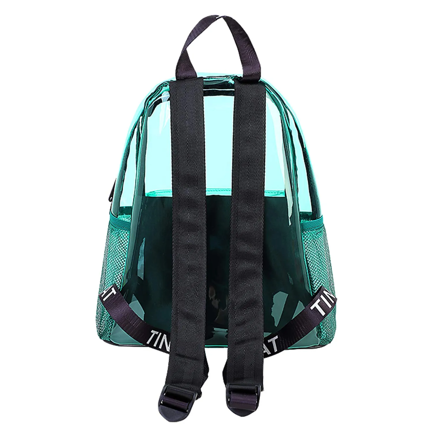TINYAT Zaino olografico multicolore trasparente zaino super morbido in pvc per ragazze per la spesa shopping unisex, T9051 - immagine 9