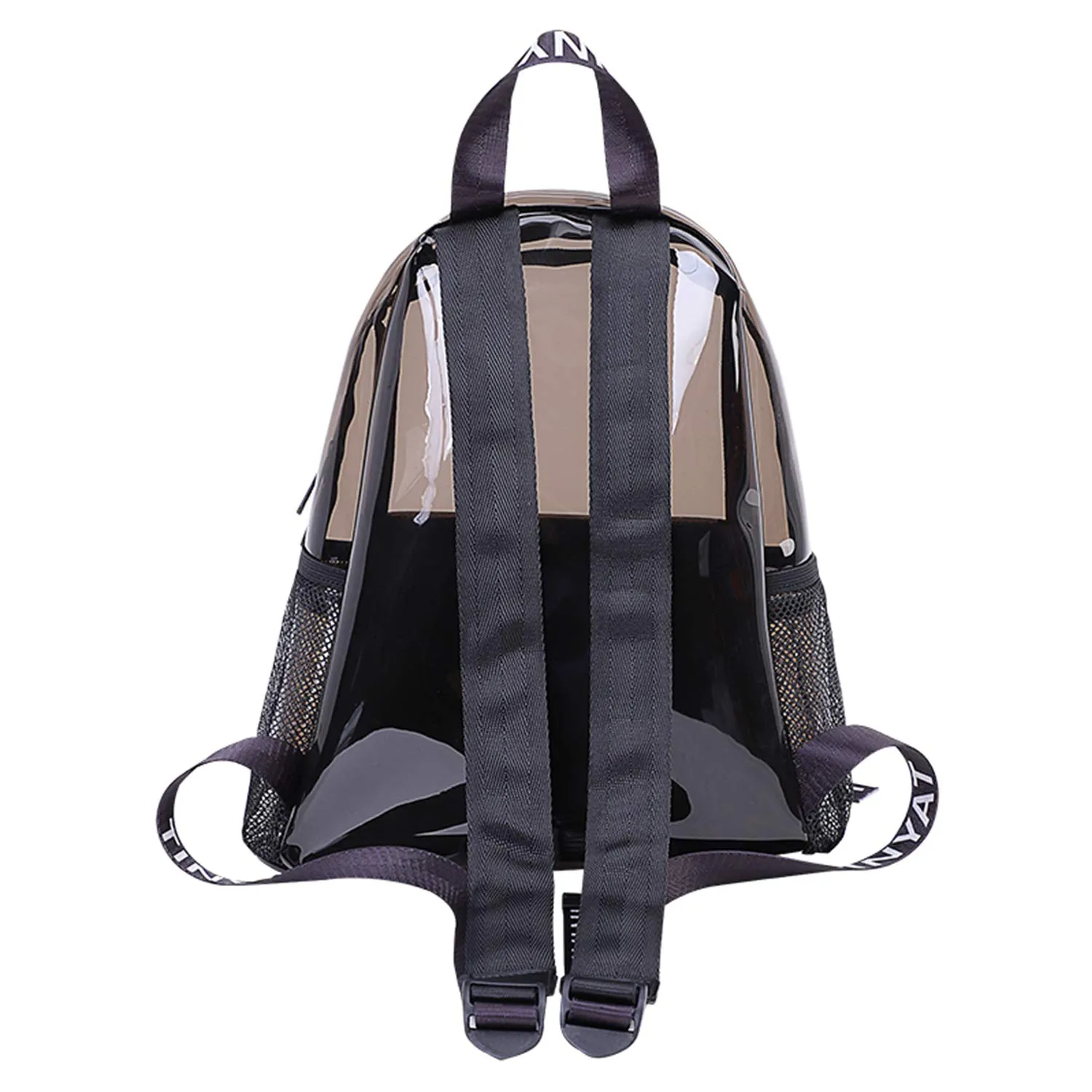 TINYAT Zaino olografico multicolore trasparente zaino super morbido in pvc per ragazze per la spesa shopping unisex, T9051 - immagine 9