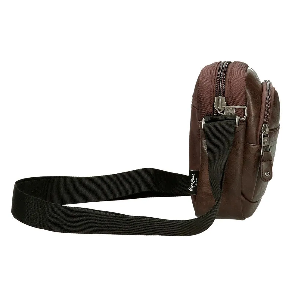 Pepe Jeans Horley - Borsa messenger da uomo, marrone, Taglia unica, Borsa a tracolla piccola - immagine 2