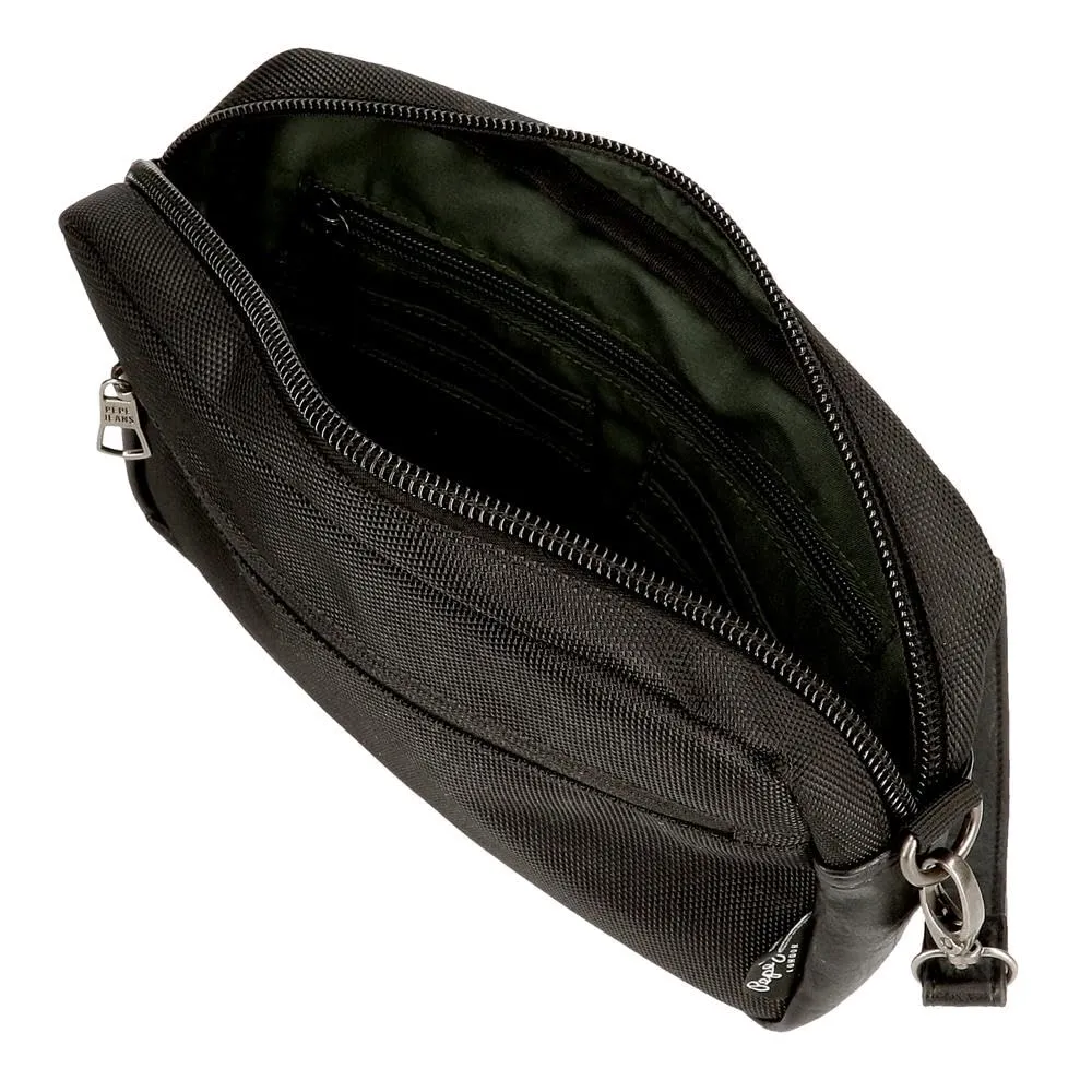 Pepe Jeans Horley Borse a tracolla e trousse marrone, Nero, Poliestere, Diverse dimensioni, Nero, Taglia unica, Borsa a mano - immagine 5