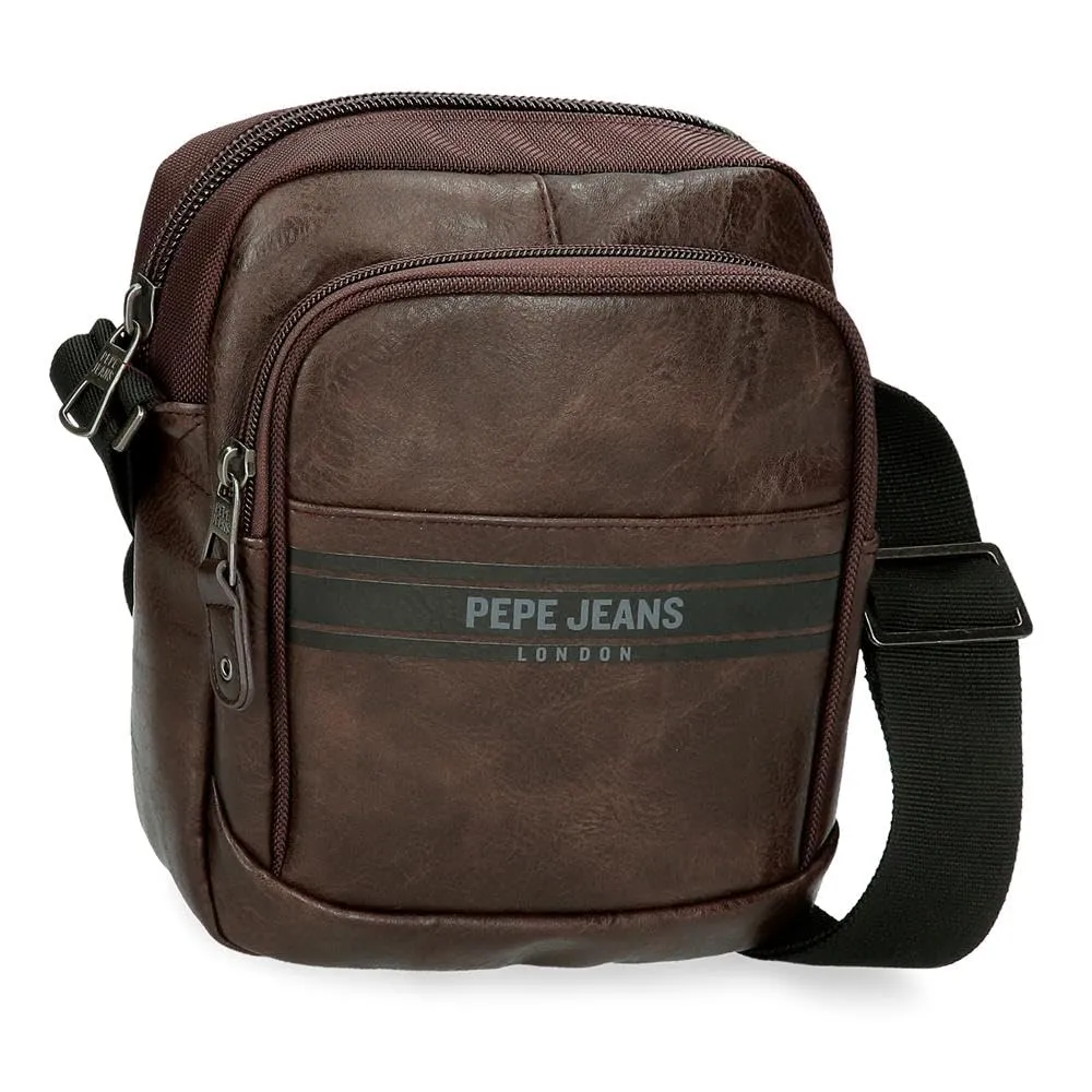 Pepe Jeans Horley - Borsa messenger da uomo, marrone, Taglia unica, Borsa a tracolla a due scomparti - immagine 1