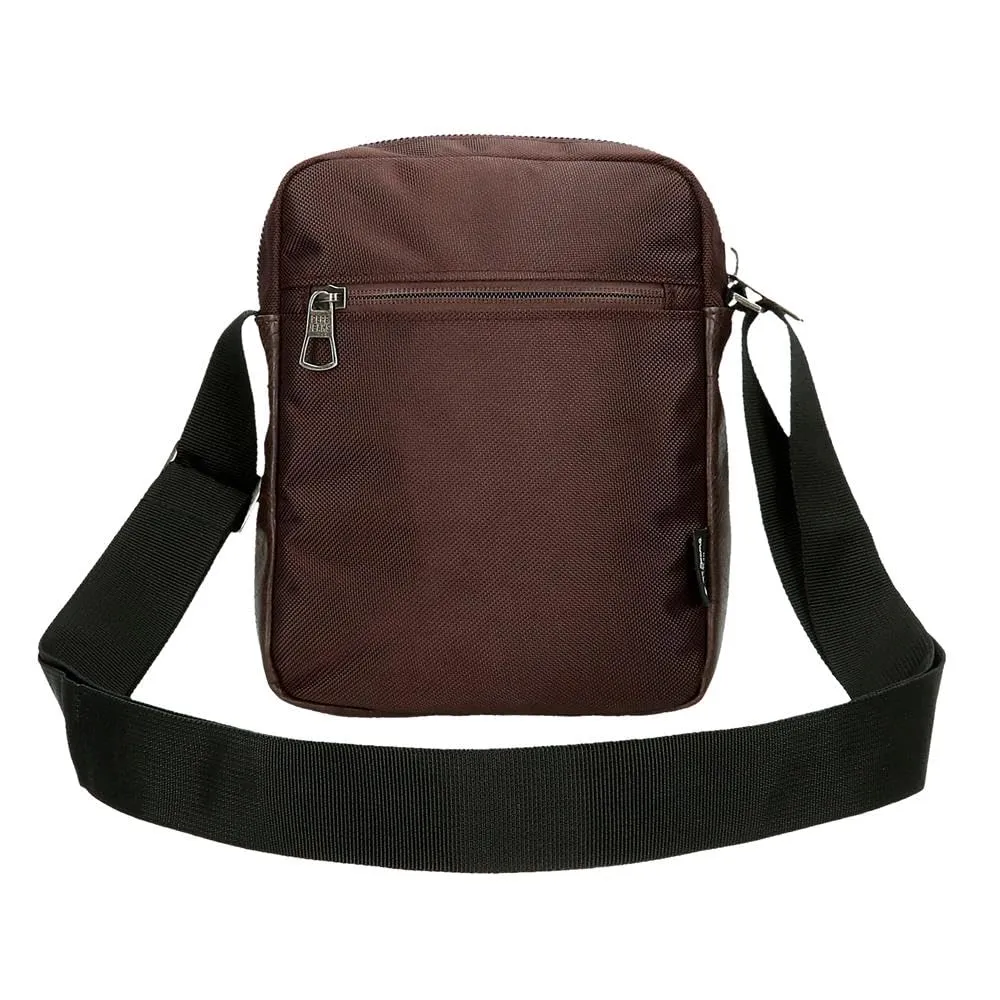 Pepe Jeans Horley - Borsa messenger da uomo, marrone, Taglia unica, Borsa a tracolla a due scomparti - immagine 3