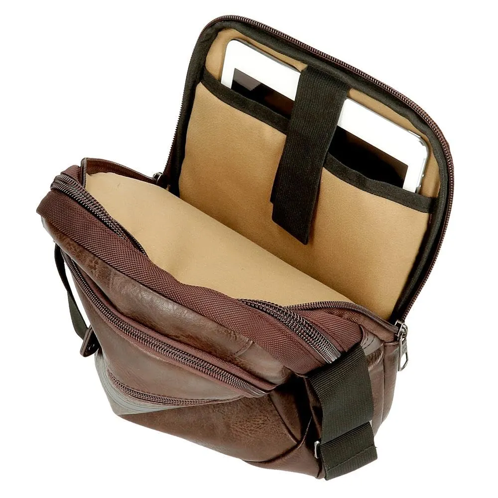 Pepe Jeans Horley - Borsa messenger da uomo, marrone, Taglia unica, Tracolla portatile - immagine 4