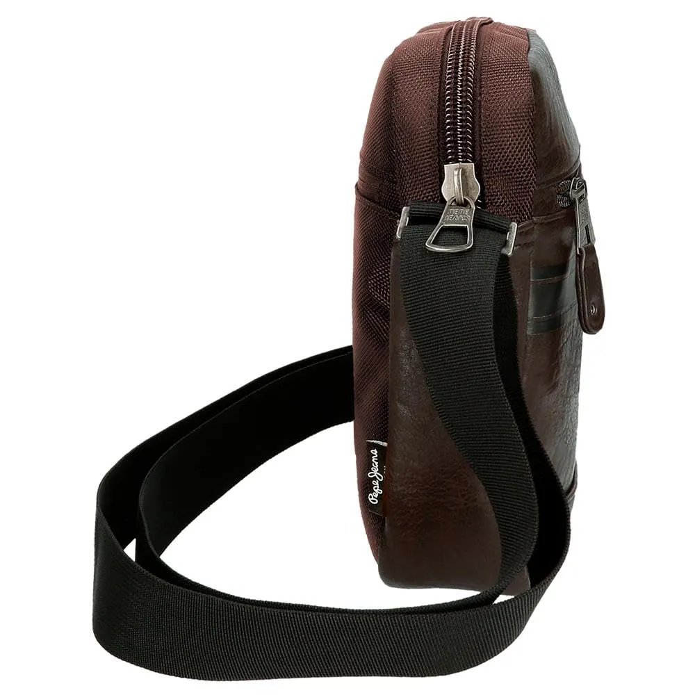 Pepe Jeans Horley - Borsa messenger da uomo, marrone, Taglia unica, Tracolla - immagine 2