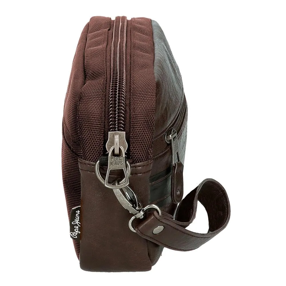 Pepe Jeans Horley - Borsa messenger da uomo, marrone, Taglia unica, Borsa a mano - immagine 2