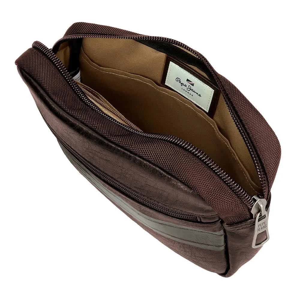 Pepe Jeans Horley - Borsa messenger da uomo, marrone, Taglia unica, Borsa a mano - immagine 4