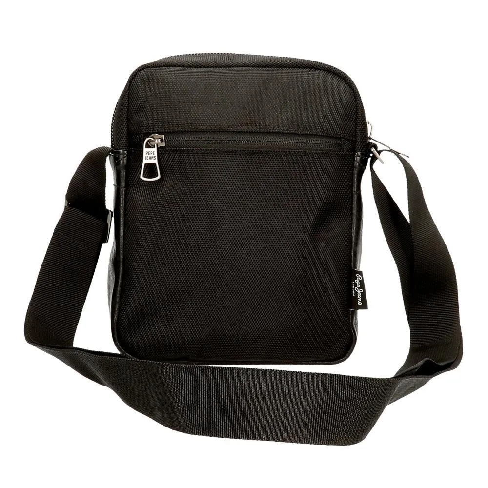 Pepe Jeans Horley - Borsa messenger da uomo, Nero, Taglia unica, Borsa a tracolla a due scomparti - immagine 3