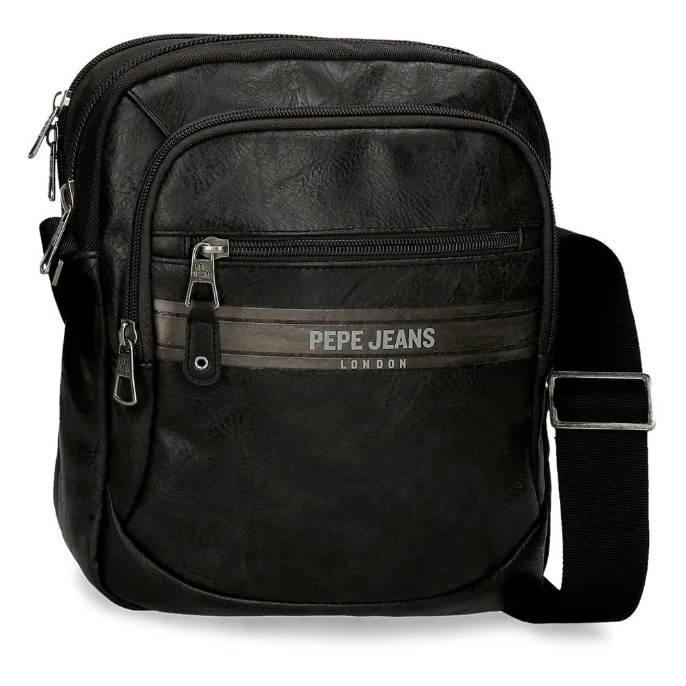 Pepe Jeans Horley - Borsa messenger da uomo, Nero, Taglia unica, Tracolla portatile - immagine 1
