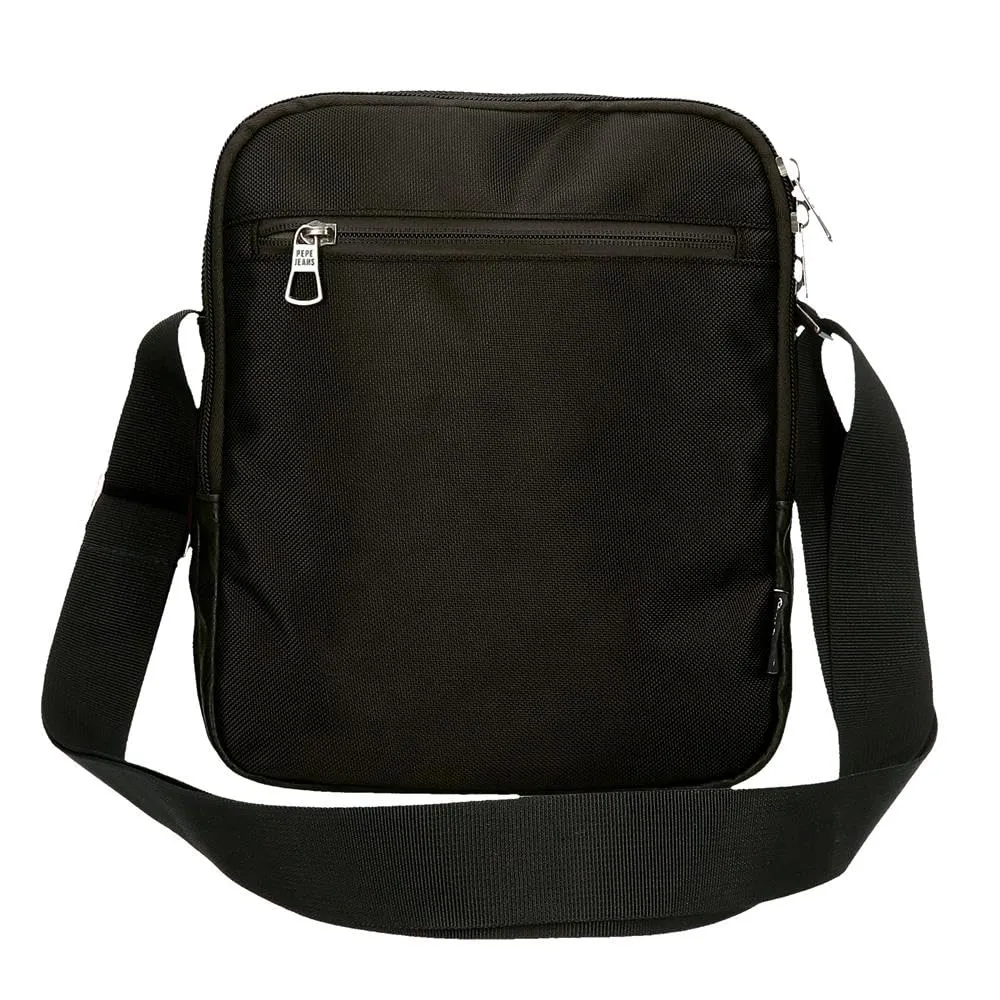 Pepe Jeans Horley - Borsa messenger da uomo, Nero, Taglia unica, Tracolla portatile - immagine 3