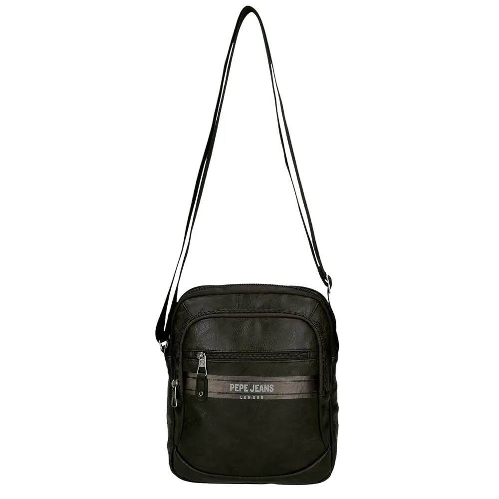 Pepe Jeans Horley - Borsa messenger da uomo, Nero, Taglia unica, Tracolla portatile - immagine 9