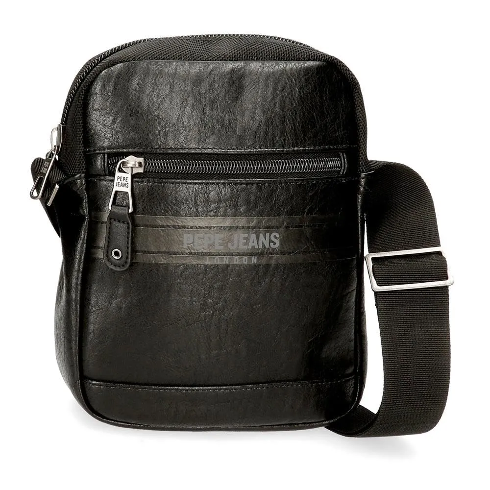 Pepe Jeans Horley - Borsa messenger da uomo, Nero, Taglia unica, Tracolla - immagine 1