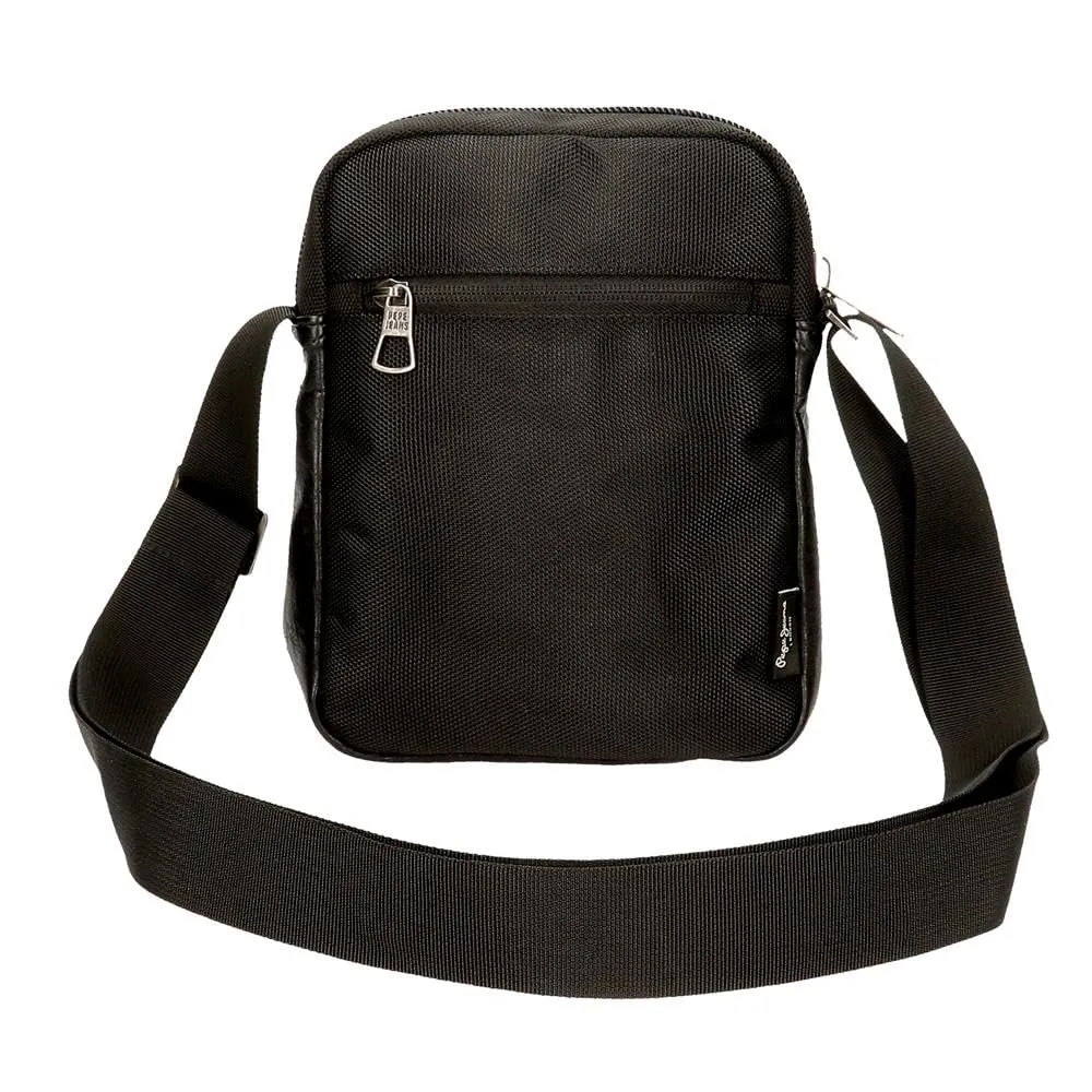 Pepe Jeans Horley - Borsa messenger da uomo, Nero, Taglia unica, Tracolla - immagine 3