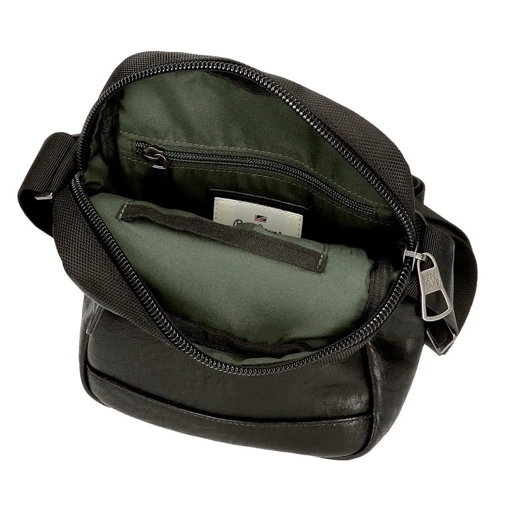 Pepe Jeans Horley - Borsa messenger da uomo, Nero, Taglia unica, Tracolla - immagine 4
